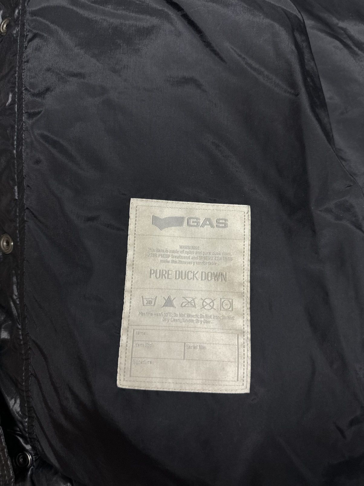 GAS GAS Pure Duck Down Puffer Jacket – 90s Size US XL / EU 56 / 4 - 5 Thumbnail