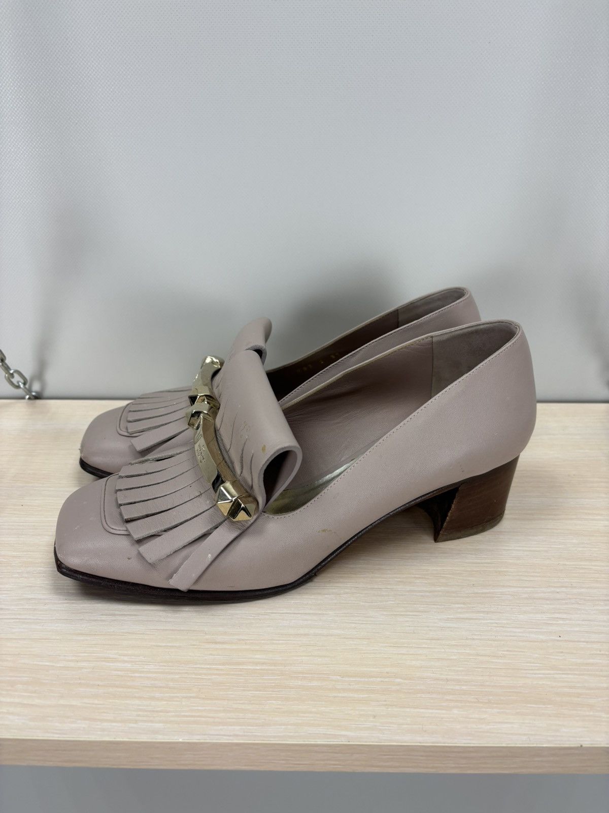 Valentino Womens heels Valentino Garavani Size 37 Color Pink/Purple Size US 7 / IT 37 - 7 Thumbnail