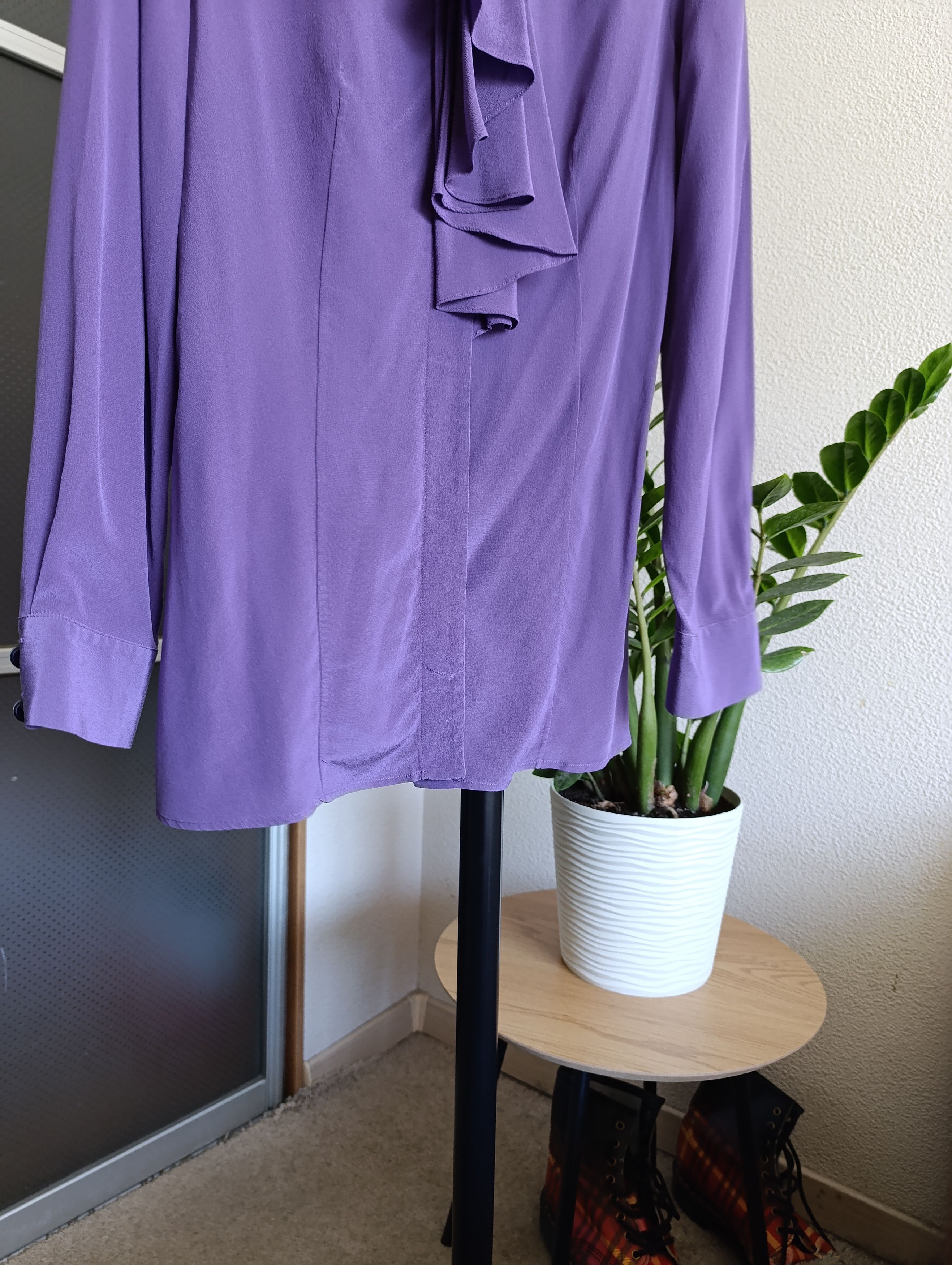 Prada Prada Milano womens silk blouse shirt Size XS / US 0-2 / IT 36-38 - 8 Thumbnail