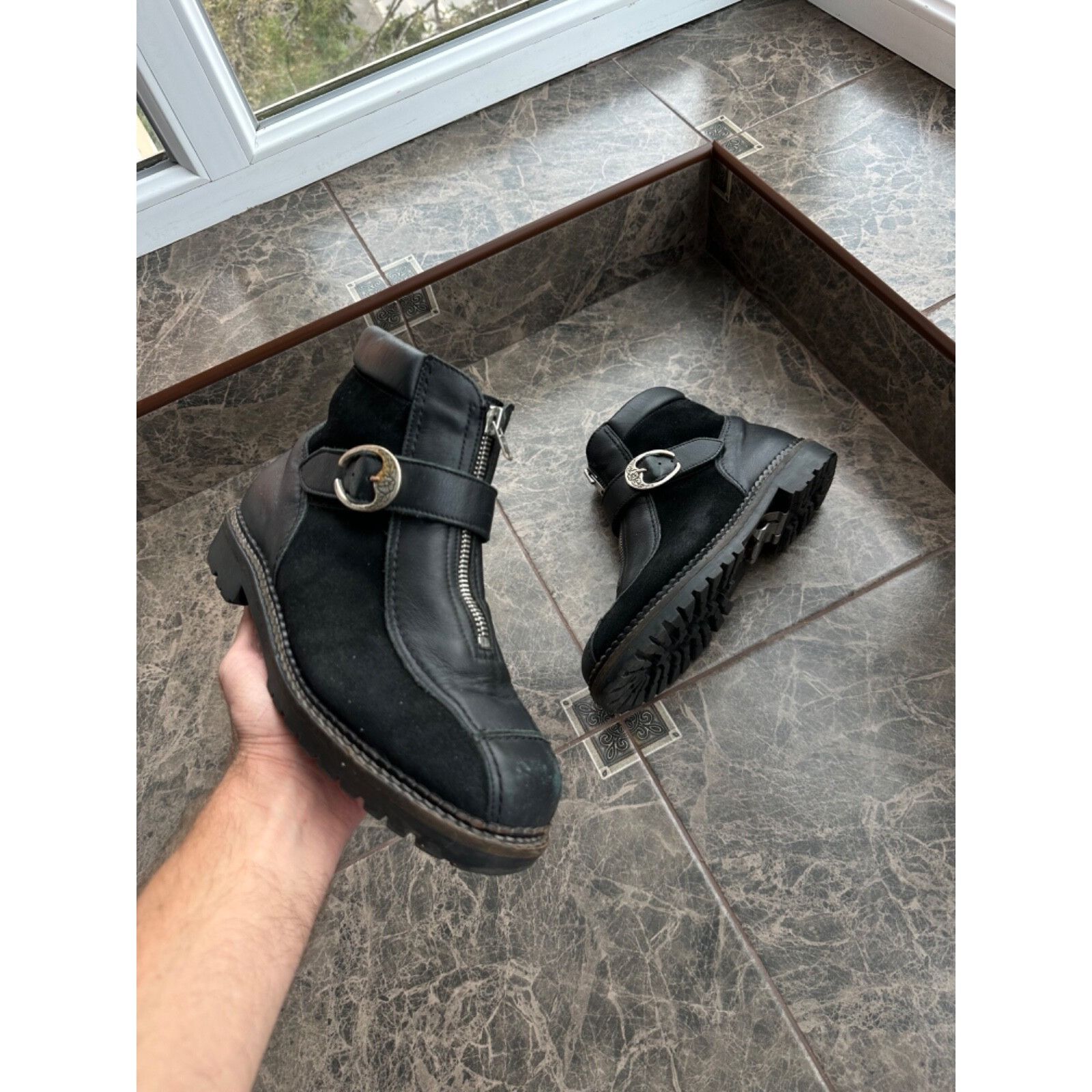Vintage VTG Kandahar Leather & Suede Rawe Boots 7.5 US Size US 7.5 / EU 40-41 - 5 Thumbnail