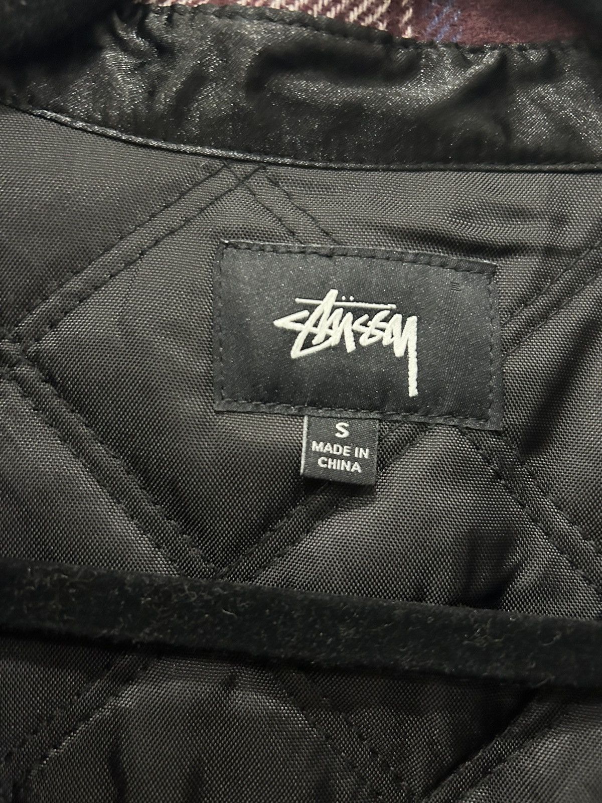 Stussy Quilted Plaid Wool Jacket Size US S / EU 44-46 / 1 - 4 Thumbnail