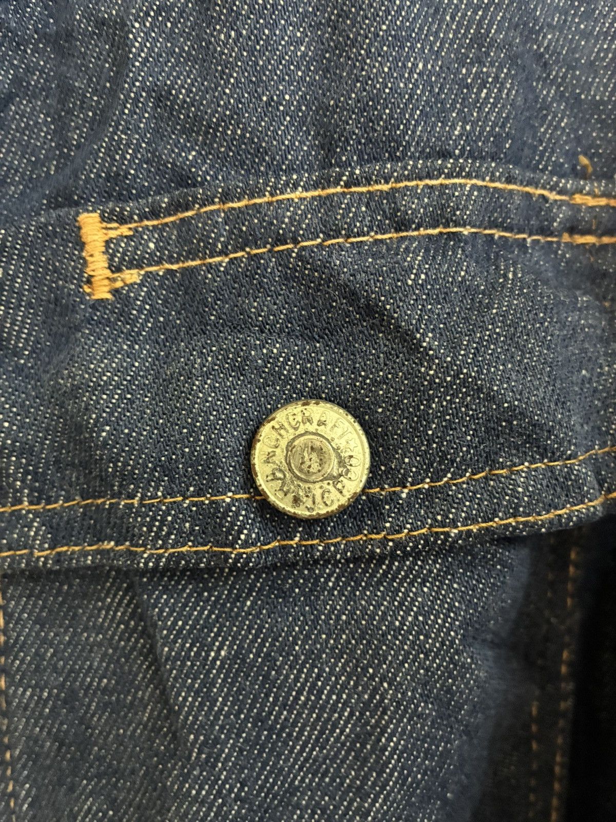 Vintage Vintage 70s Ranchcraft Denim selvage jacket Size US L / EU 52-54 / 3 - 6 Thumbnail