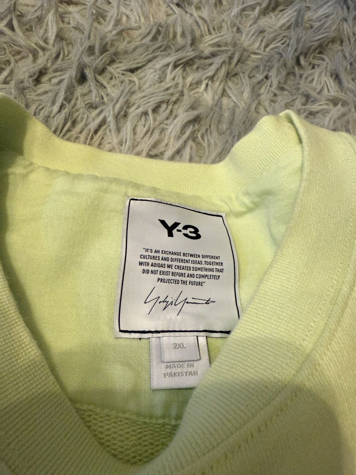 Y-3 logo sweatshirt Size US XXL / EU 58 / 5 - 2 Thumbnail