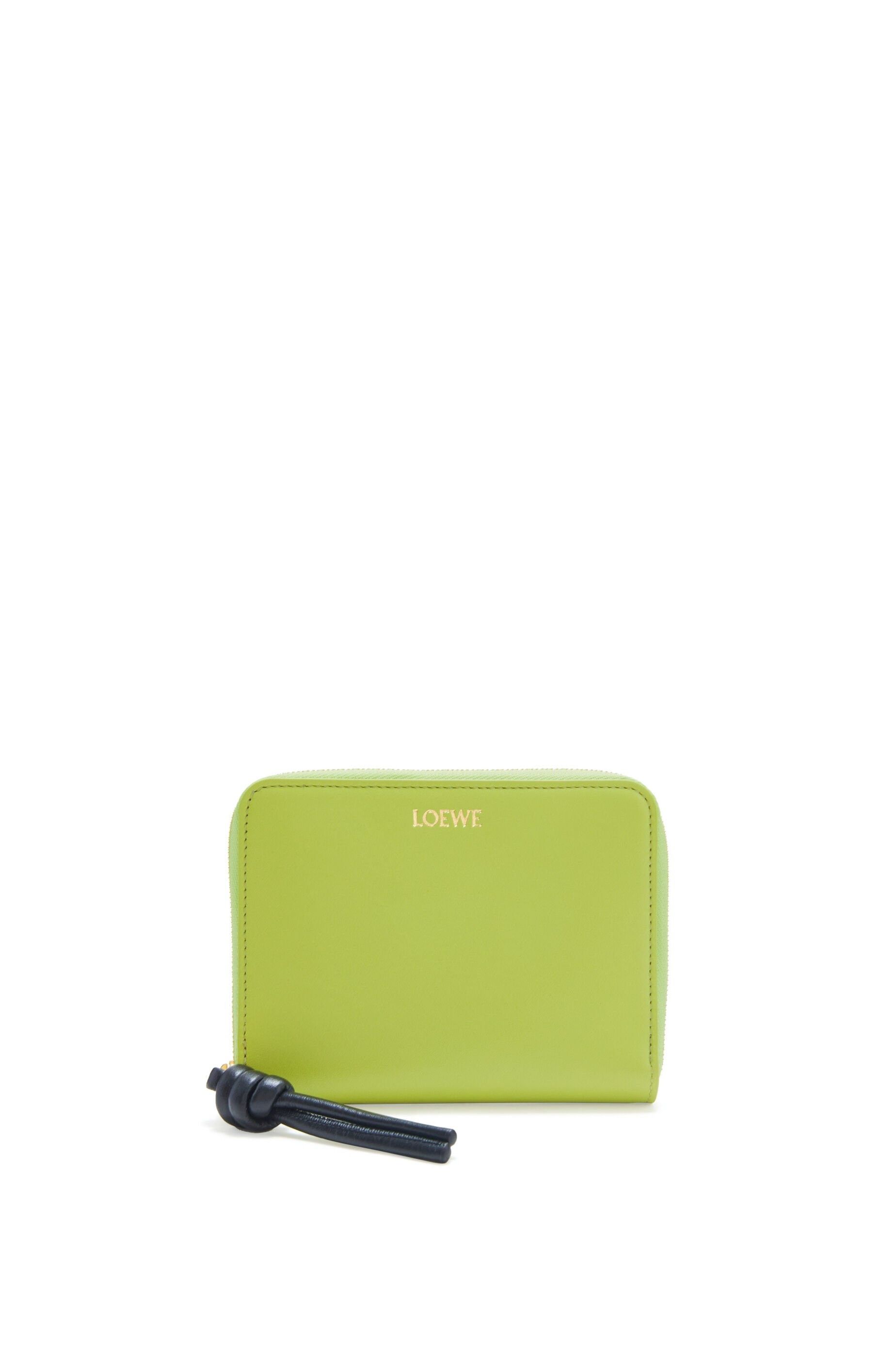 Loewe o1in1g0426 Size: OS / Knot Compact Zip Wallet in Anise Size ONE SIZE - 1 Thumbnail