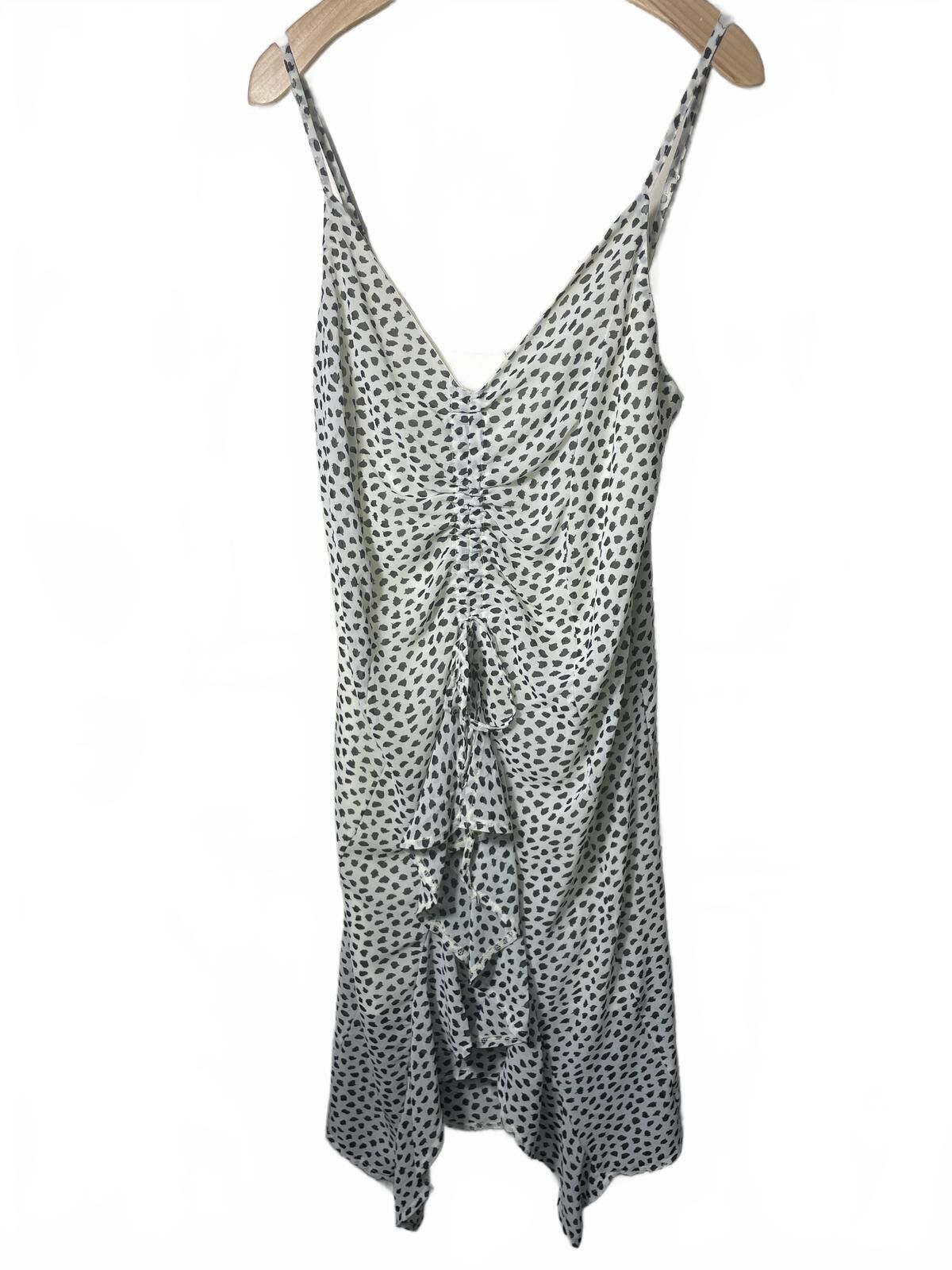 Other She + Sky Midi Dress Women's Size Large Black White Leopard Size L / US 10 / IT 46 - 1 Thumbnail