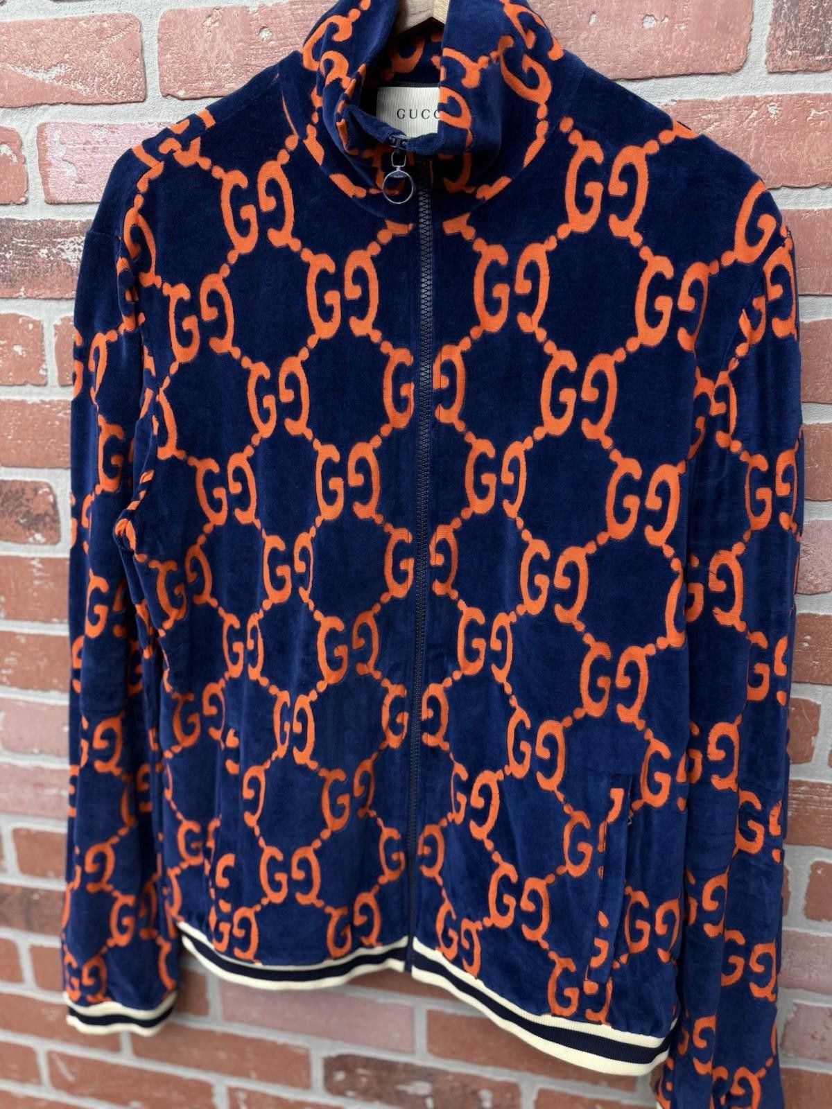 Gucci GUCCI GG Print Monogram Chenille Sweater Large $1850 Retail Size US L / EU 52-54 / 3 - 9 Thumbnail