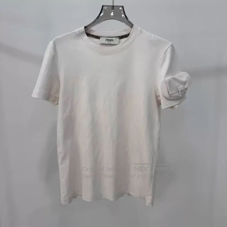 Fendi Fendi White Side Pocket Short Sleeve Size XS / US 0-2 / IT 36-38 - 1 Thumbnail