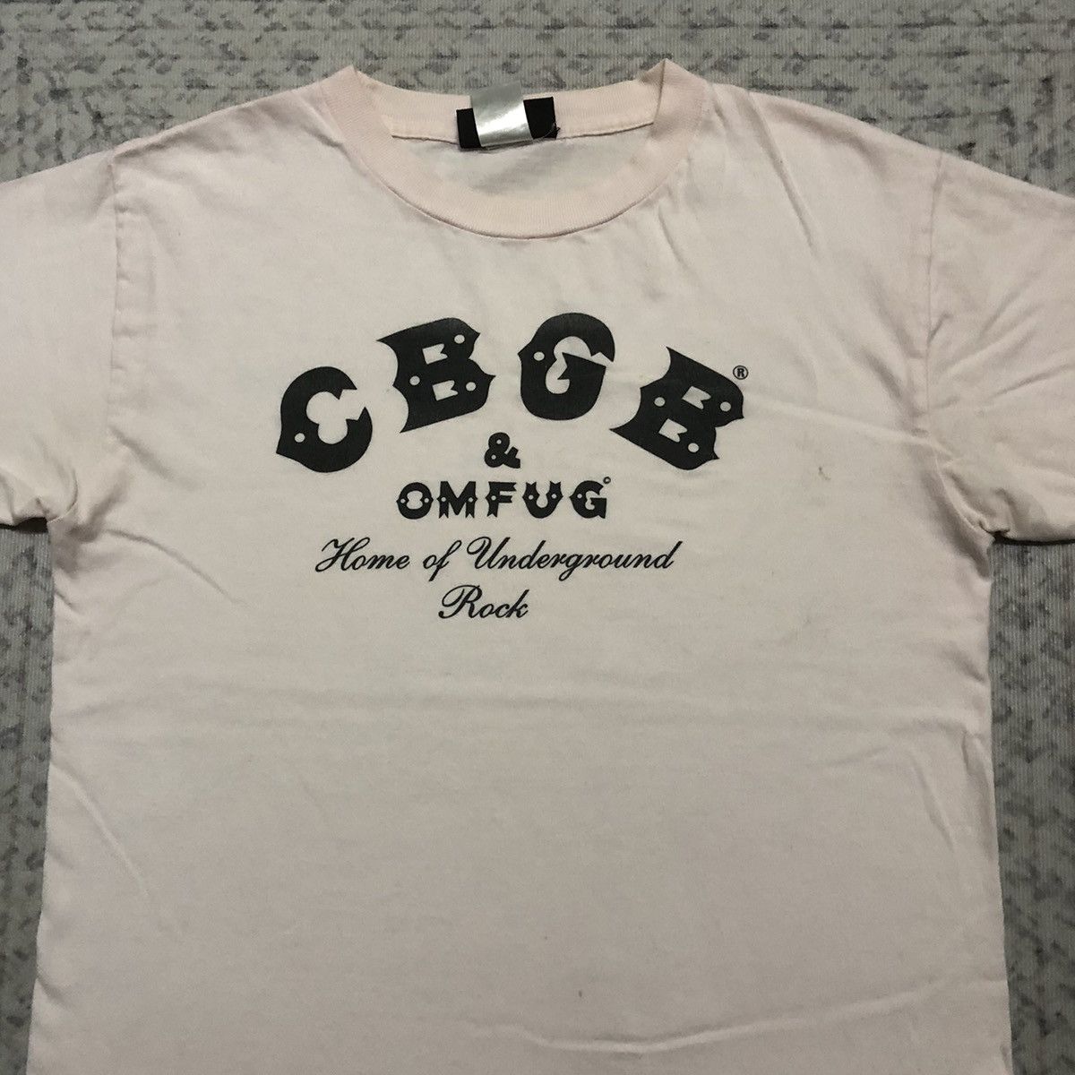 Band Tees × Vintage Rare Distressed Vintage CBGB & OMFUG Punk Tees Size US XXS / EU 40 - 2 Thumbnail