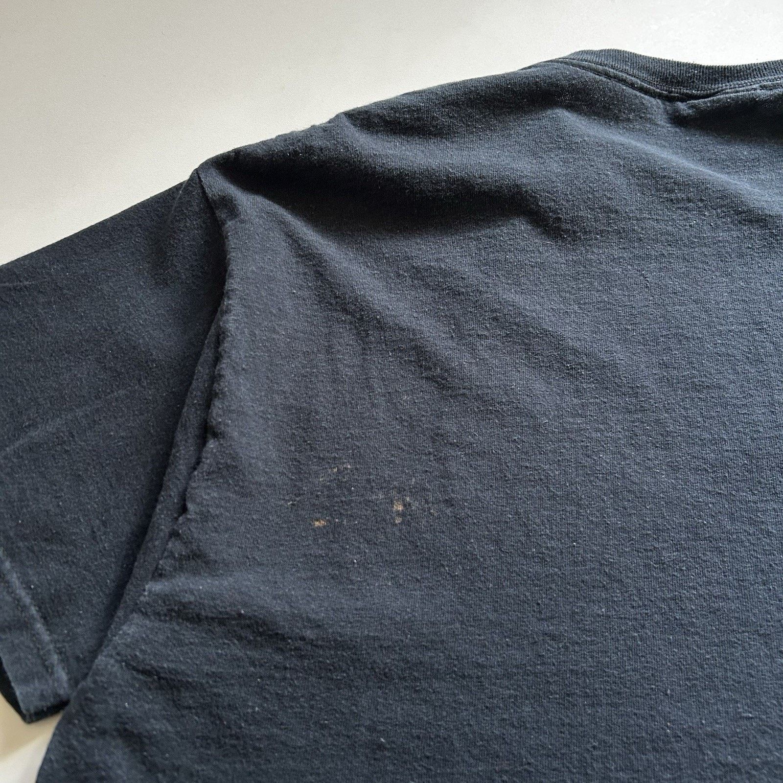 Fruit Of The Loom Vintage Borat Movie Promo T-Shirt XL Faded Black Y2K Promo Size US XL / EU 56 / 4 - 7 Thumbnail