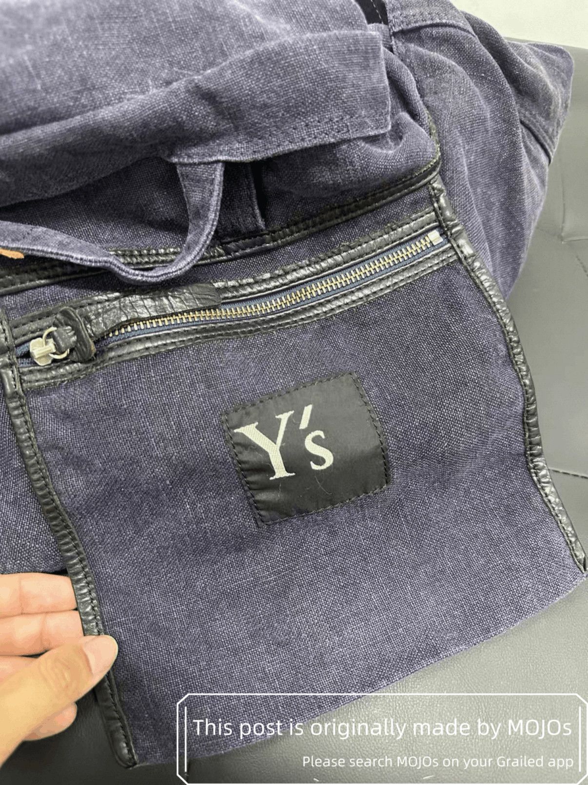 Yohji Yamamoto Yohji Yamamoto Canvas Messager Bag mojos5311 Size ONE SIZE - 6 Thumbnail