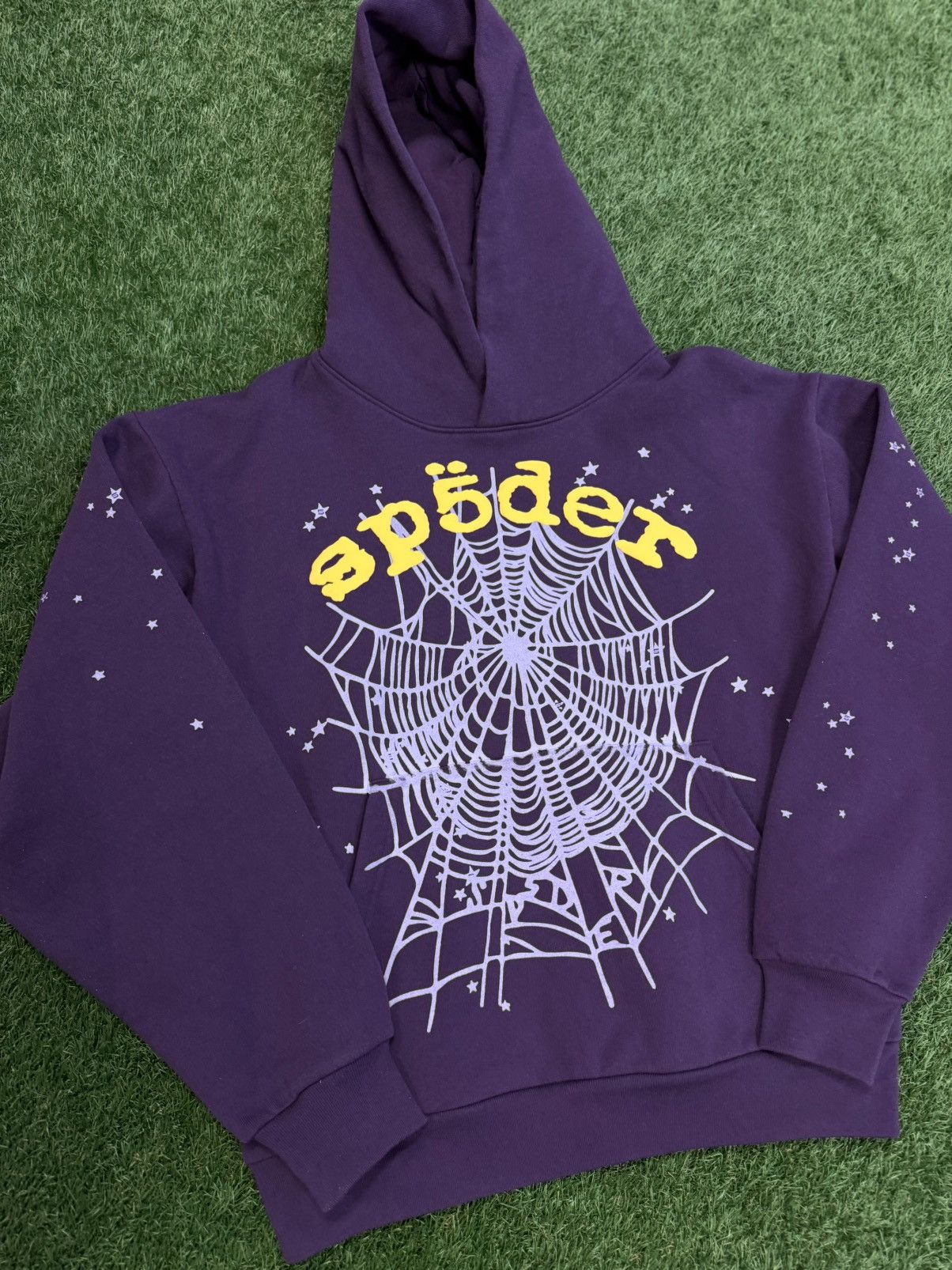 Sp5der Sp5der WorldWide Purple Yellow Hoodie Size M (NEW) Size US M / EU 48-50 / 2 - 4 Thumbnail