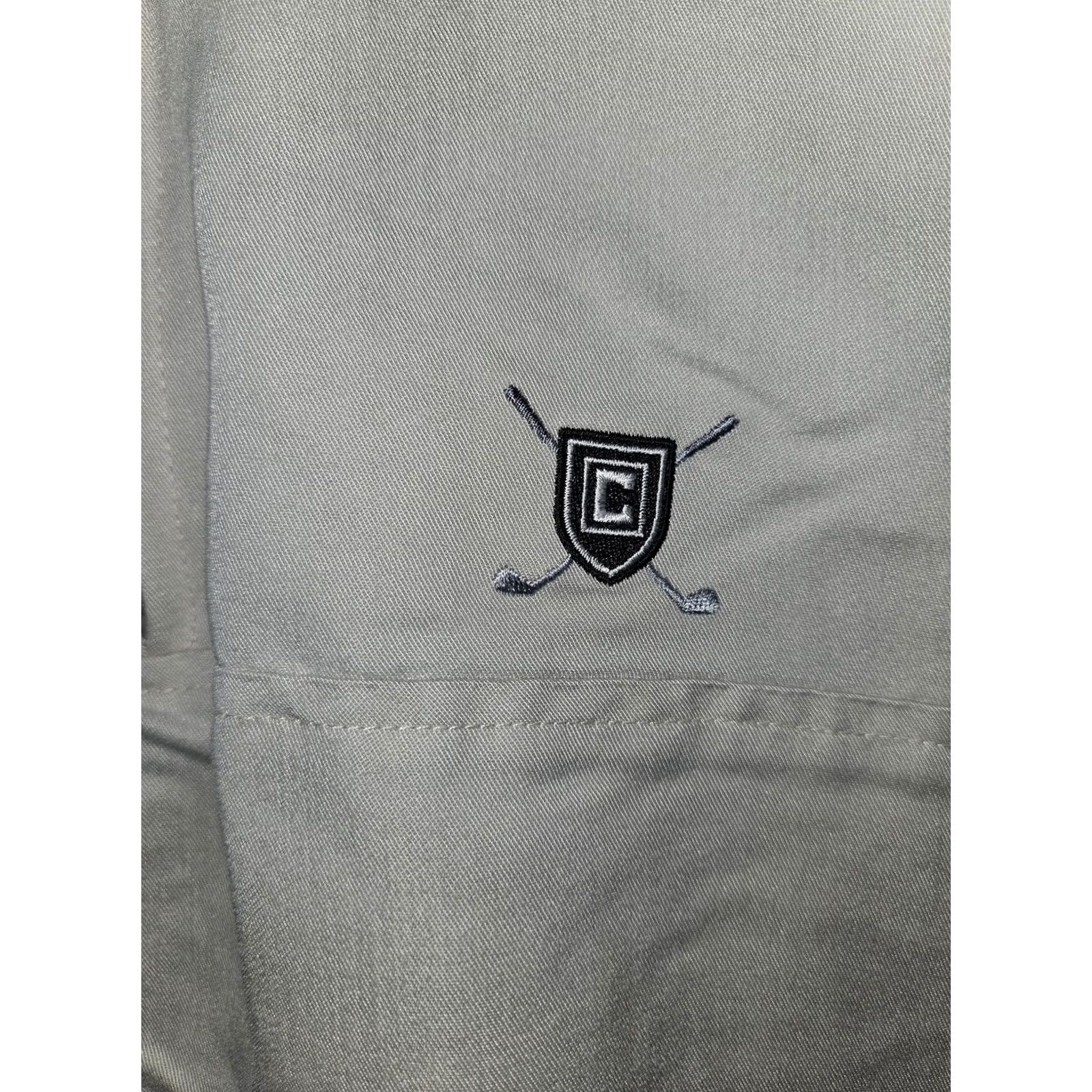 Chaps Chaps Windbreaker Vest Mens L Gray 1/4 Zip Pockets Lightweight Lined Golf Pullover Size US L / EU 52-54 / 3 - 5 Thumbnail