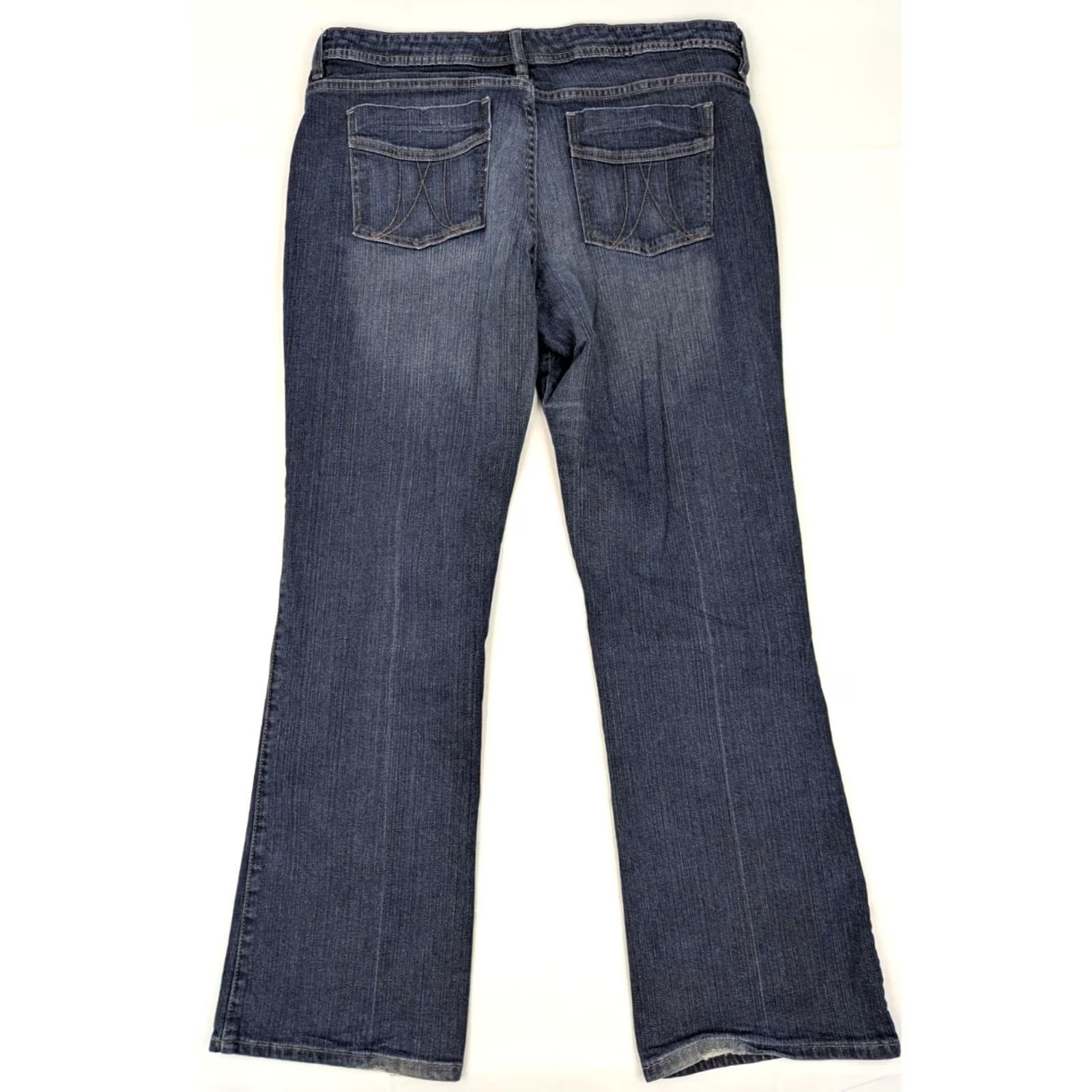 Lee LEE Riders Jeans Bootcut Blue 18L Women Plus 18 Long Denim 5-Pocket Embroidered Back Pocket Size 40" / US 18 - 7 Thumbnail