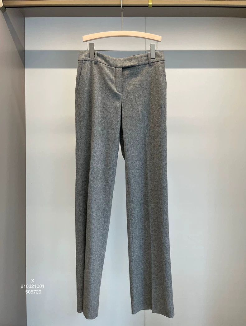 Loro Piana LORO PIANA Dark grey cashmere trousers Size 26" / US 2 / IT 38 - 1 Thumbnail