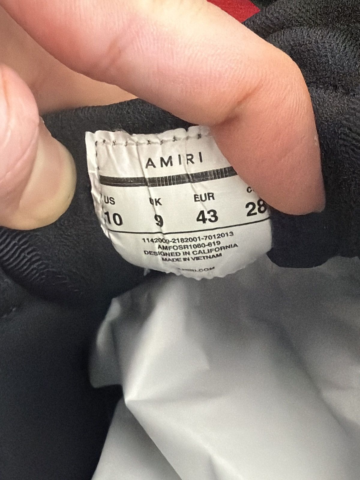Amiri AMIRI SKEL top low sneakers Size US 9 / EU 42 - 9 Thumbnail