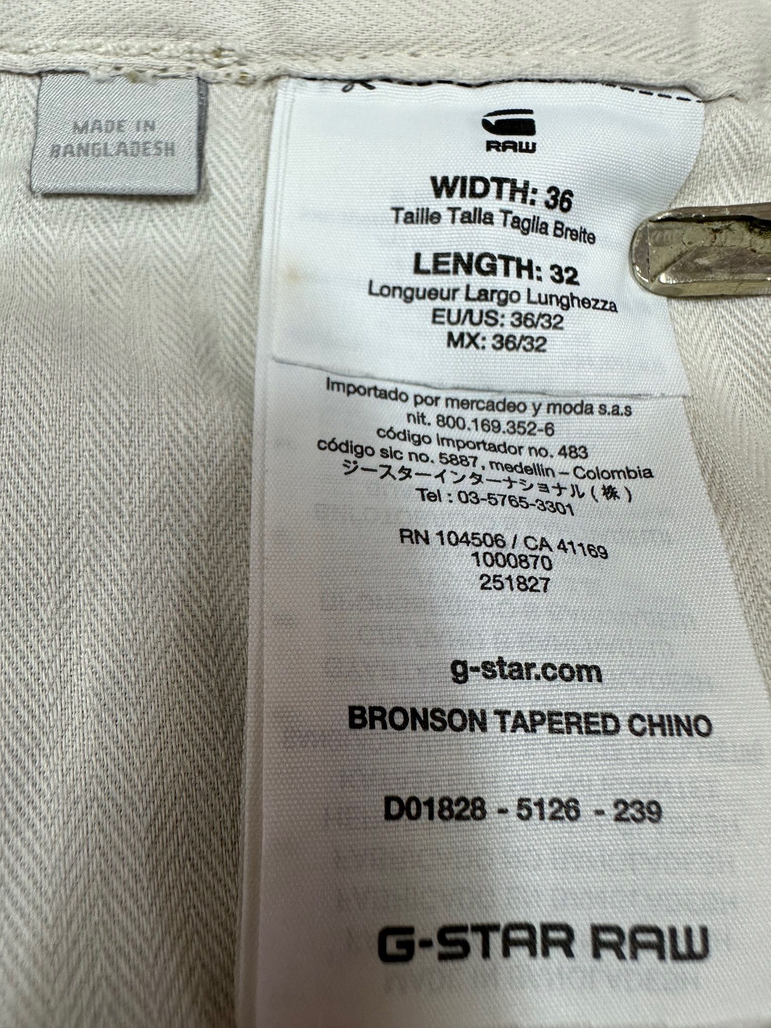 G-Star G-Star Bronson tapered chinos Size US 36 / EU 52 - 3 Thumbnail