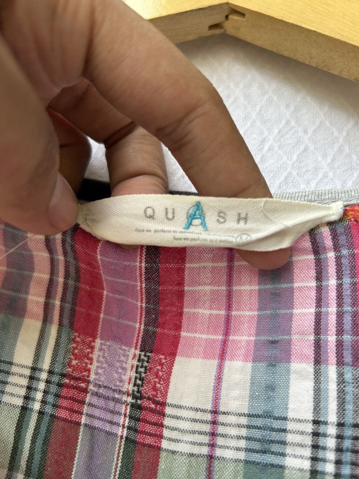 Japanese Brand Quash double layers poem shirt Size US M / EU 48-50 / 2 - 6 Thumbnail