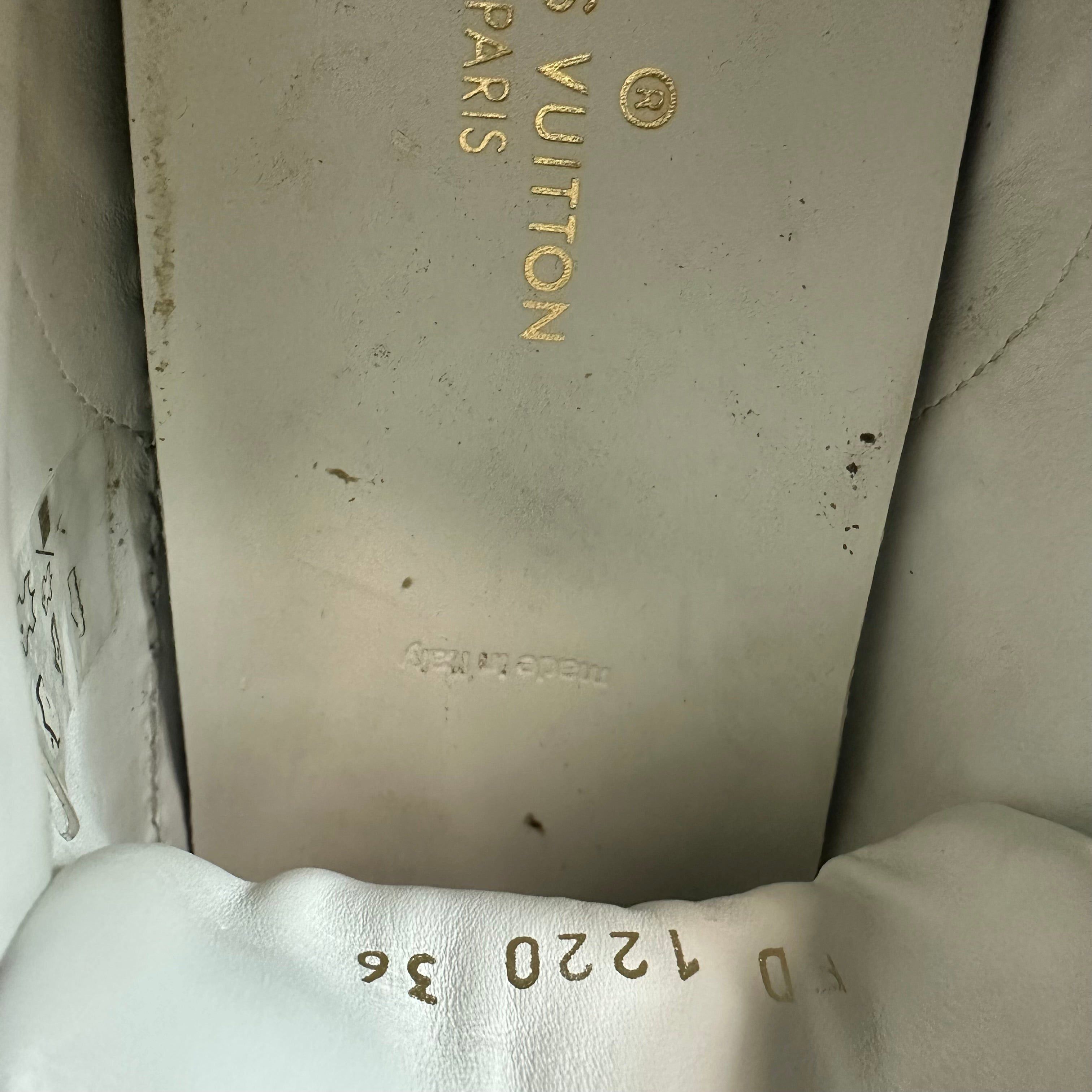 Louis Vuitton Louis Vuitton Monogram White Time Out Sneaker Sz 4.5 (36) Size US 5 / EU 37 - 7 Thumbnail