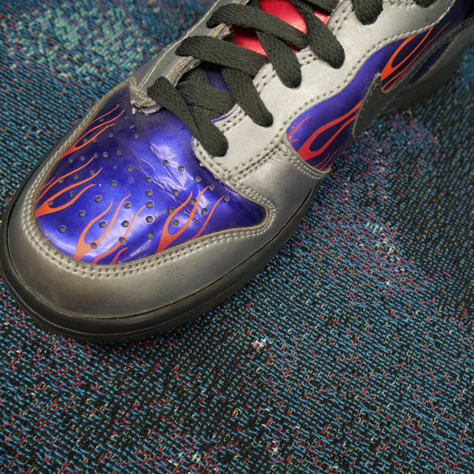Nike × Transformers Nike x Transformers Dunk High Collab Optimus Prime Size US 5.5 / EU 38 - 9 Thumbnail