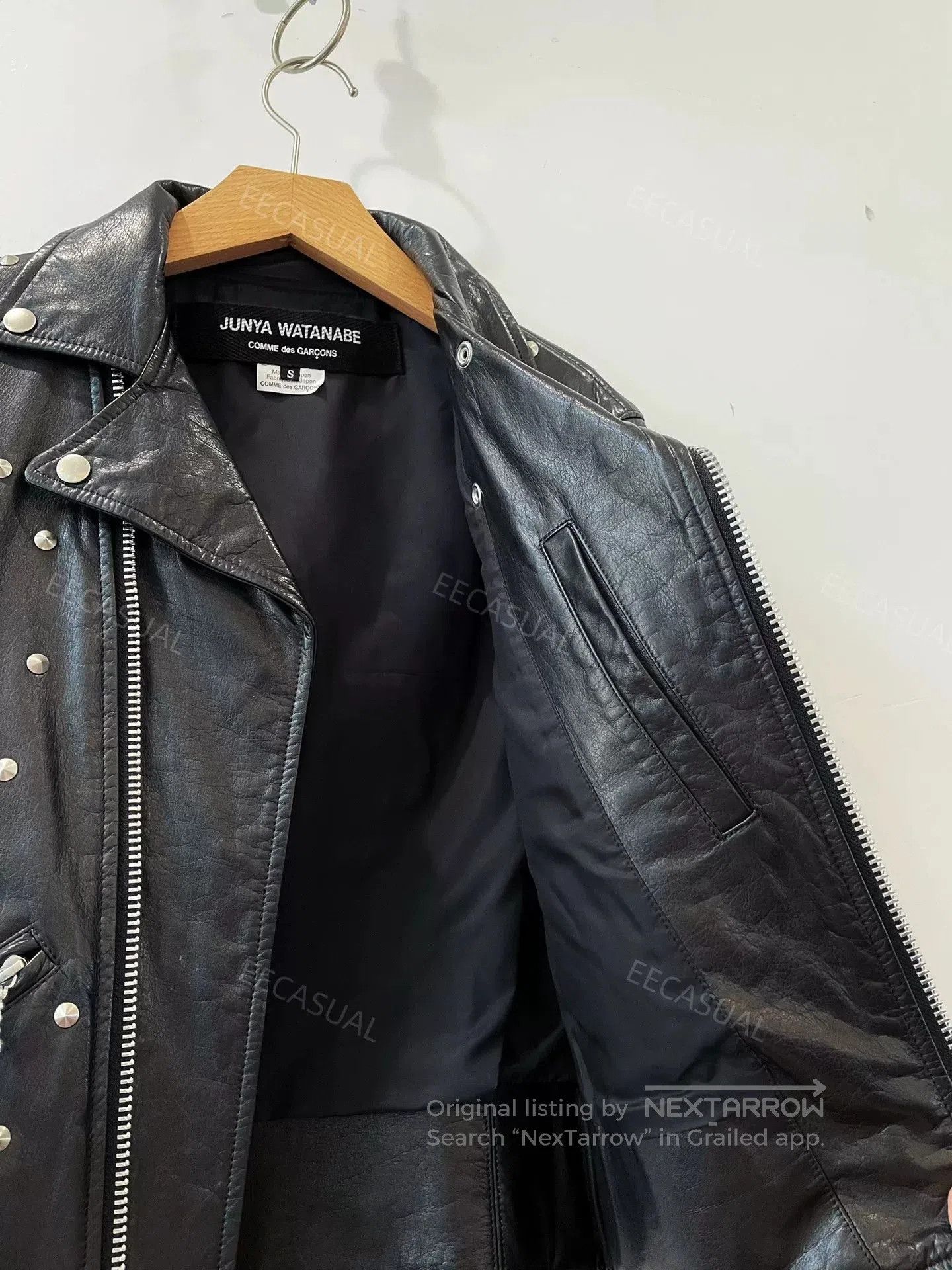 Junya Watanabe Junya Watanabe Black Studded Leather Jacket. Size US S / EU 44-46 / 1 - 8 Thumbnail