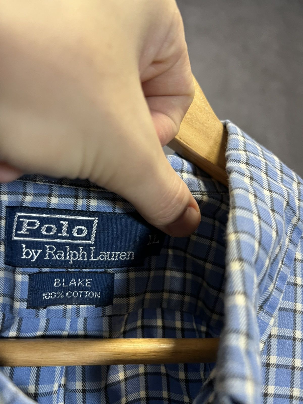 Polo Ralph Lauren Polo Ralph Lauren Blake vintage flannel designer shirt Size US XL / EU 56 / 4 - 5 Thumbnail