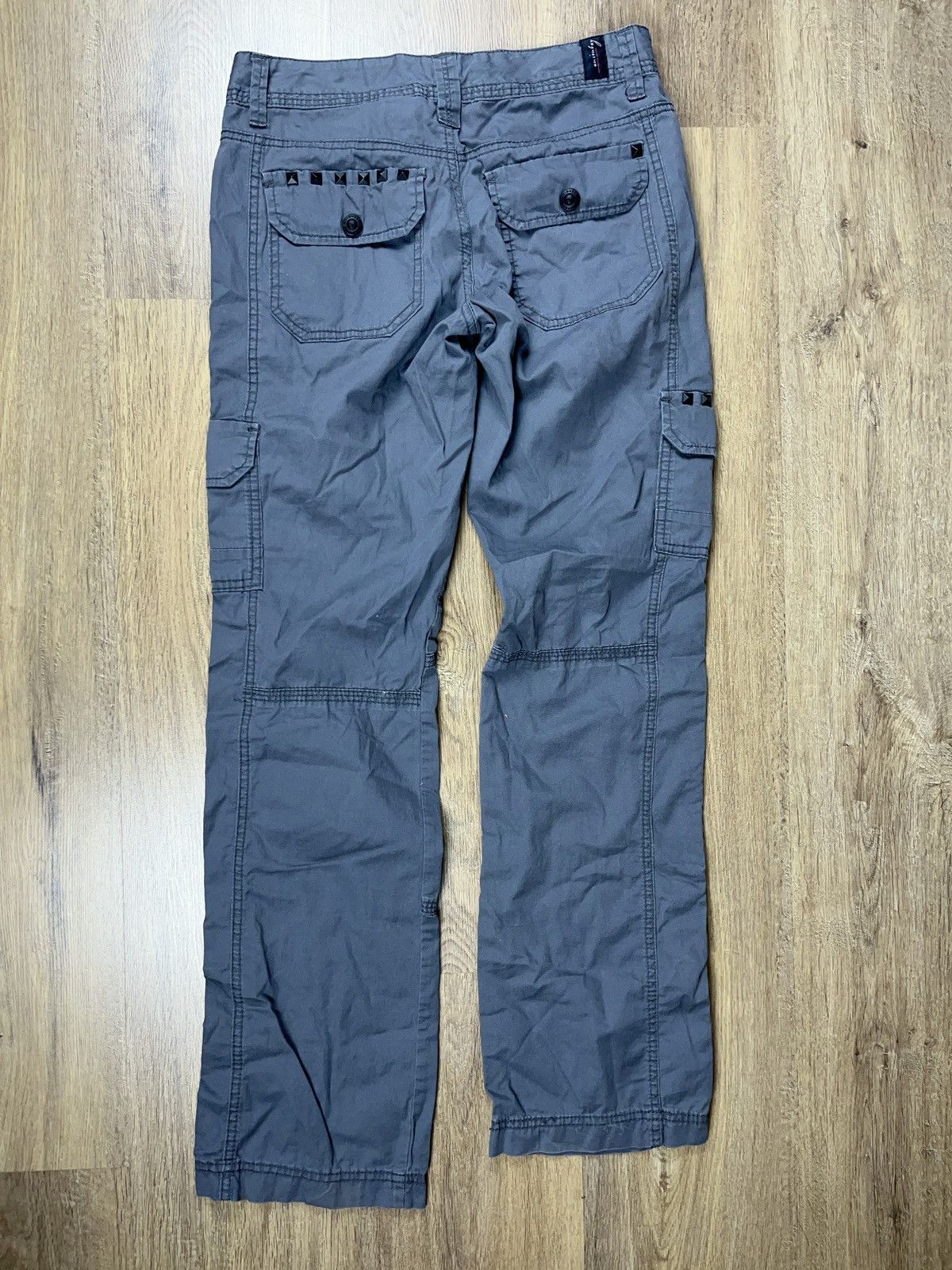 Japanese Brand × UNIONBAY ➕cargo unionbay avant garde style studded pants rare y2k Size 28" / US 6 / IT 42 - 2 Thumbnail
