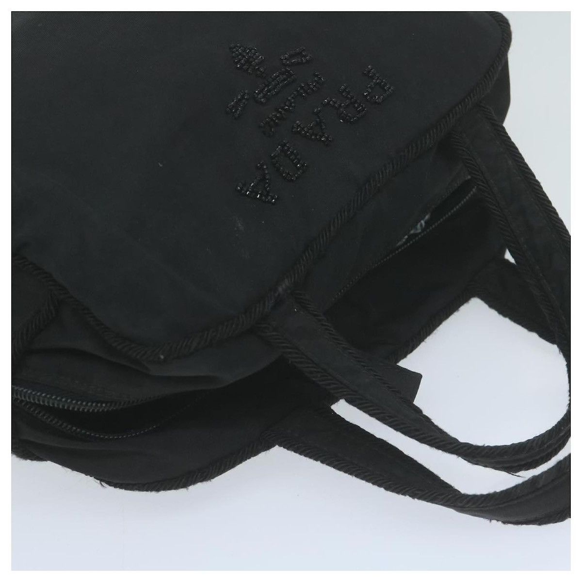 Prada Authentic PRADA Hand Bag Nylon Black Size ONE SIZE - 6 Thumbnail