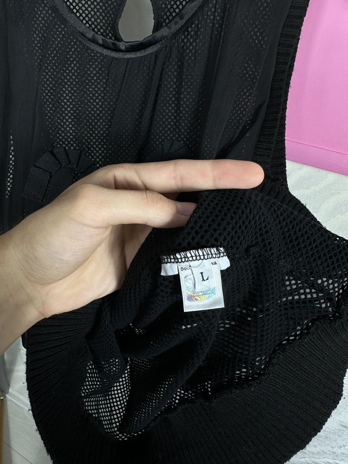 Dolce & Gabbana × Vintage Dolce & Gabbana Vintage Tank Top Size L / US 10 / IT 46 - 10 Thumbnail