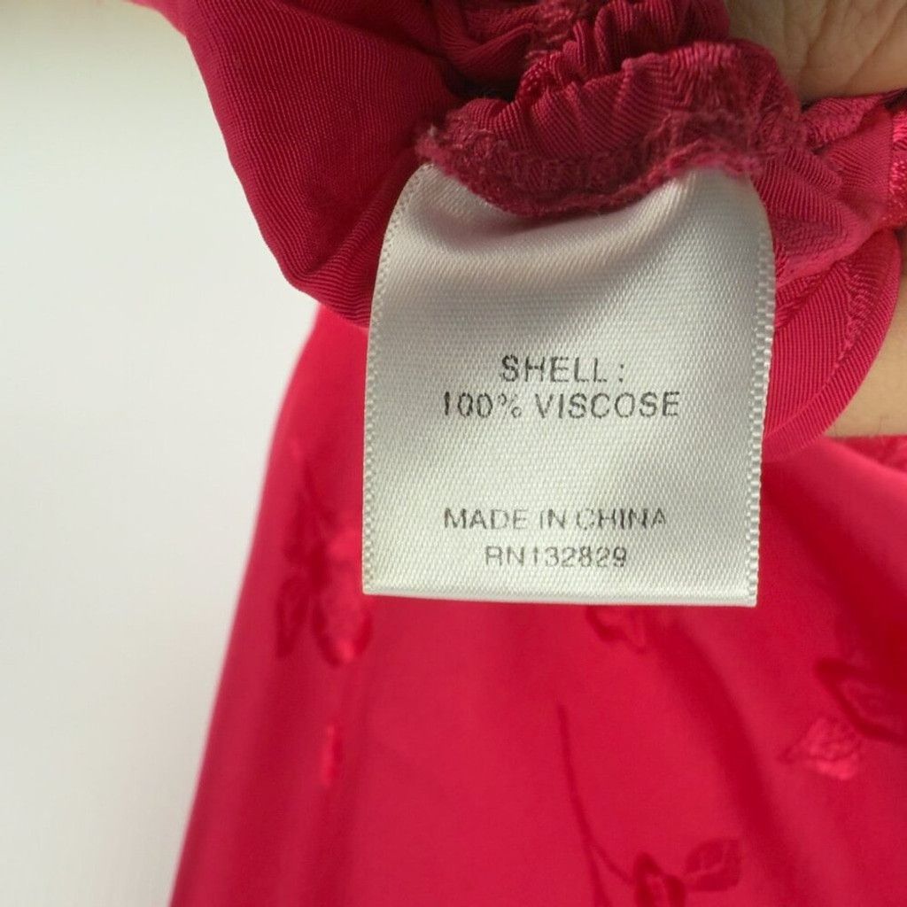 Lovers and Friends LOVERS AND FRIENDS Lia Satin Floral Pink Midi Dress sz S Size XS / US 0-2 / IT 36-38 - 8 Thumbnail