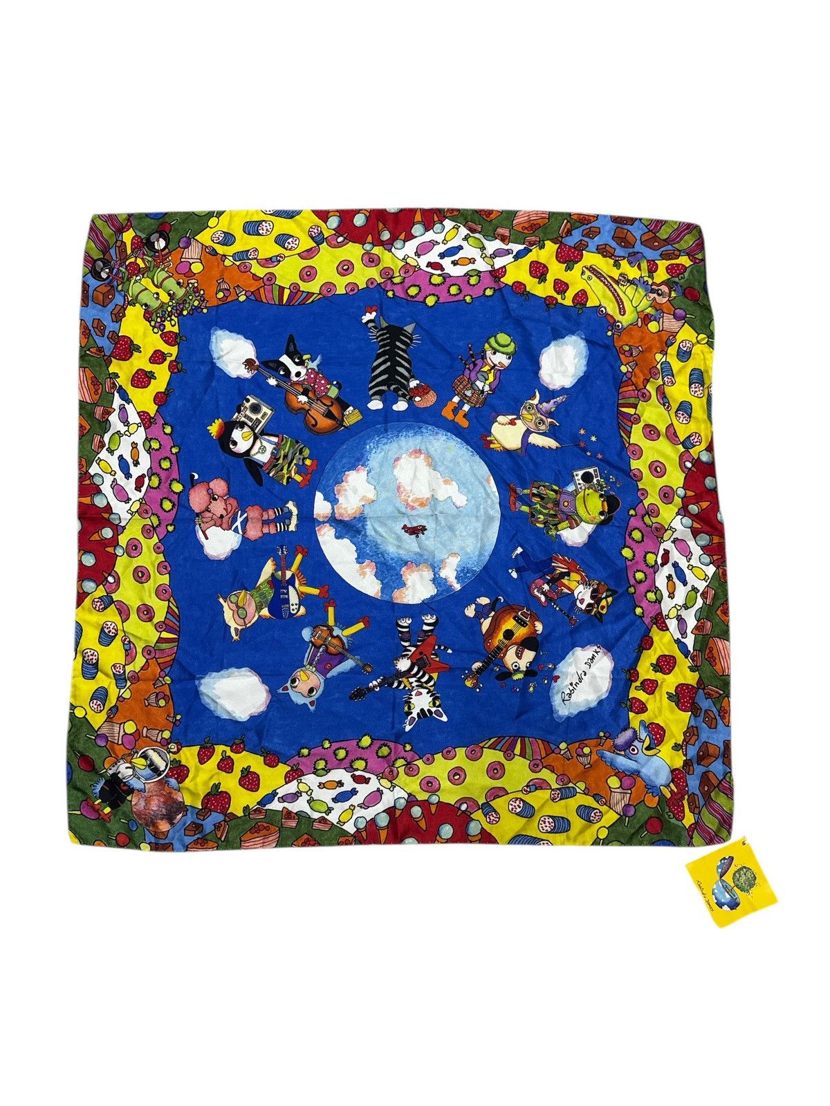 Arts & Science RABINDRA BANKS DOWNTOWN MARMALADE SILK SCARF Size ONE SIZE - 1 Thumbnail