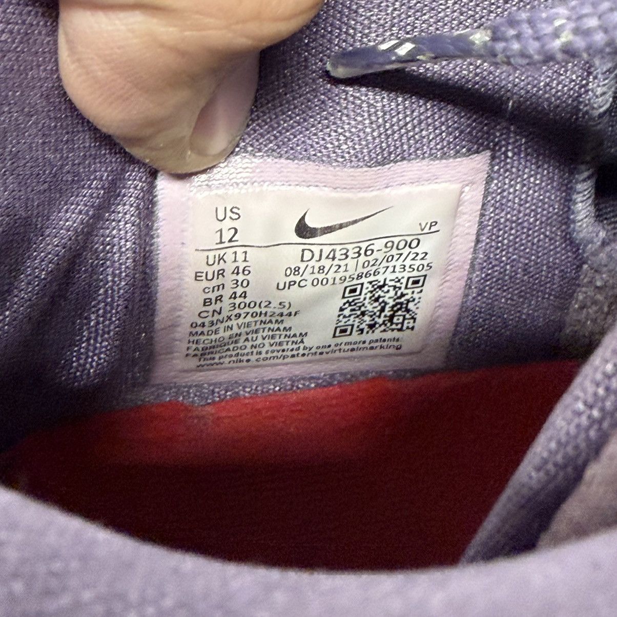 Nike Nike KD 14 Valentine’s Day Purple Floral Strap Size 12 Size US 12 / EU 45 - 6 Thumbnail