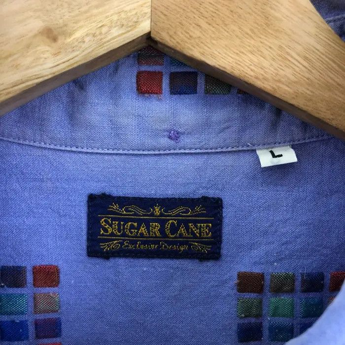 Sugar Cane Vtg 90’ SUGAR CANE Toyo Enterprise Gingham Casual Tee Shirt Size US L / EU 52-54 / 3 - 5 Thumbnail