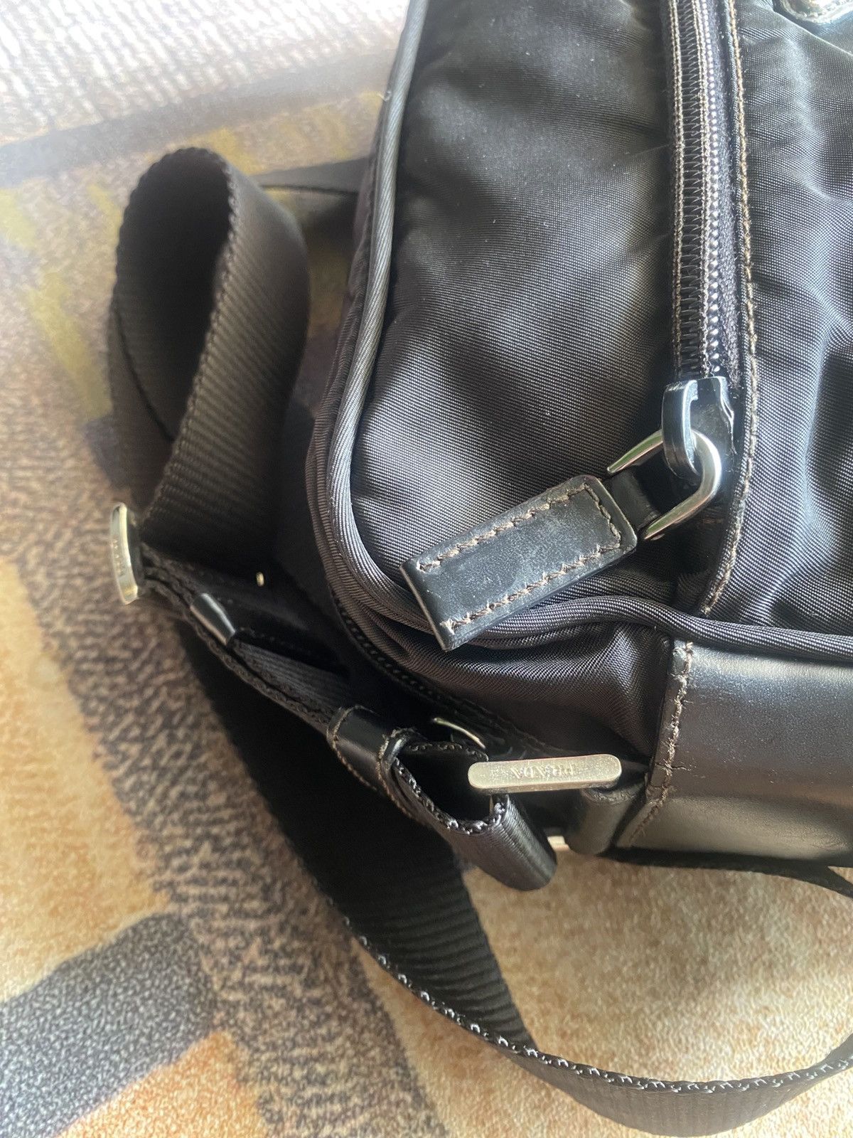Prada Authentic Prada Tessuto Nyalon Sling Bag Size ONE SIZE - 14 Thumbnail
