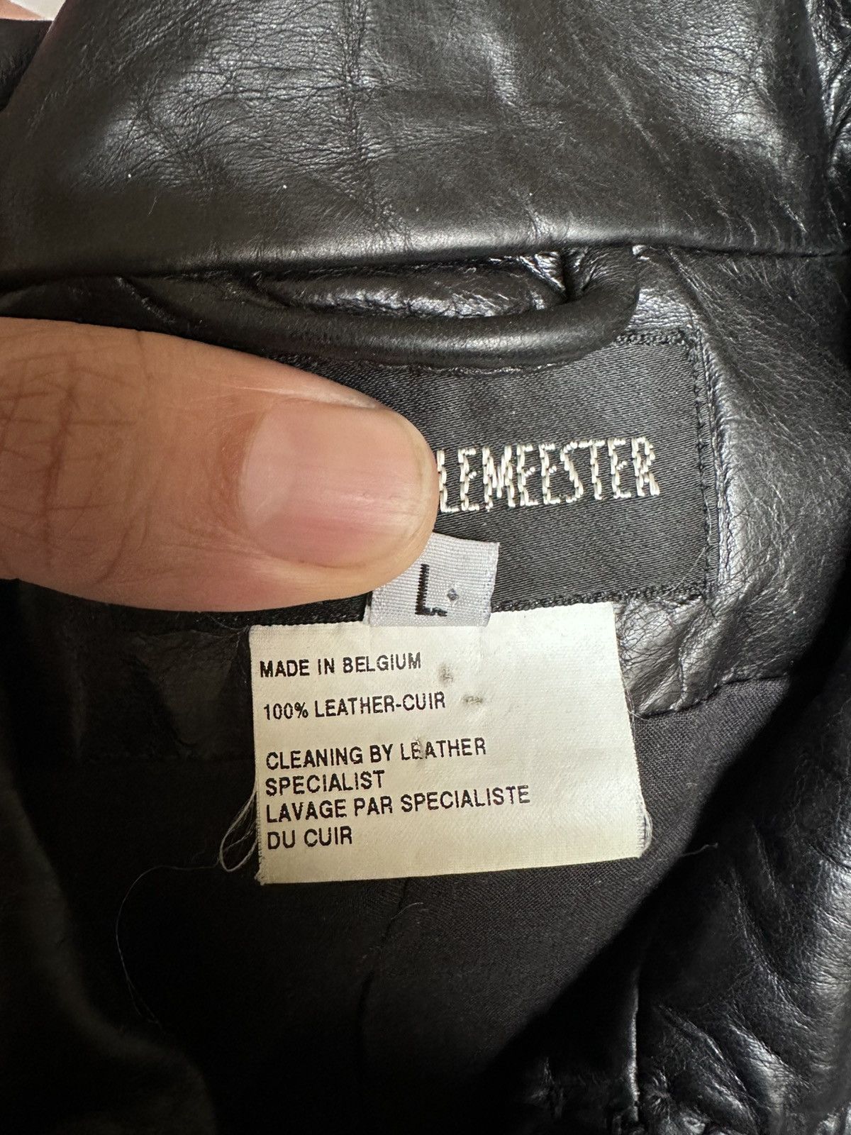 Ann Demeulemeester SS2001 Calf Leather Biker Modular Vest Size US L / EU 52-54 / 3 - 9 Thumbnail