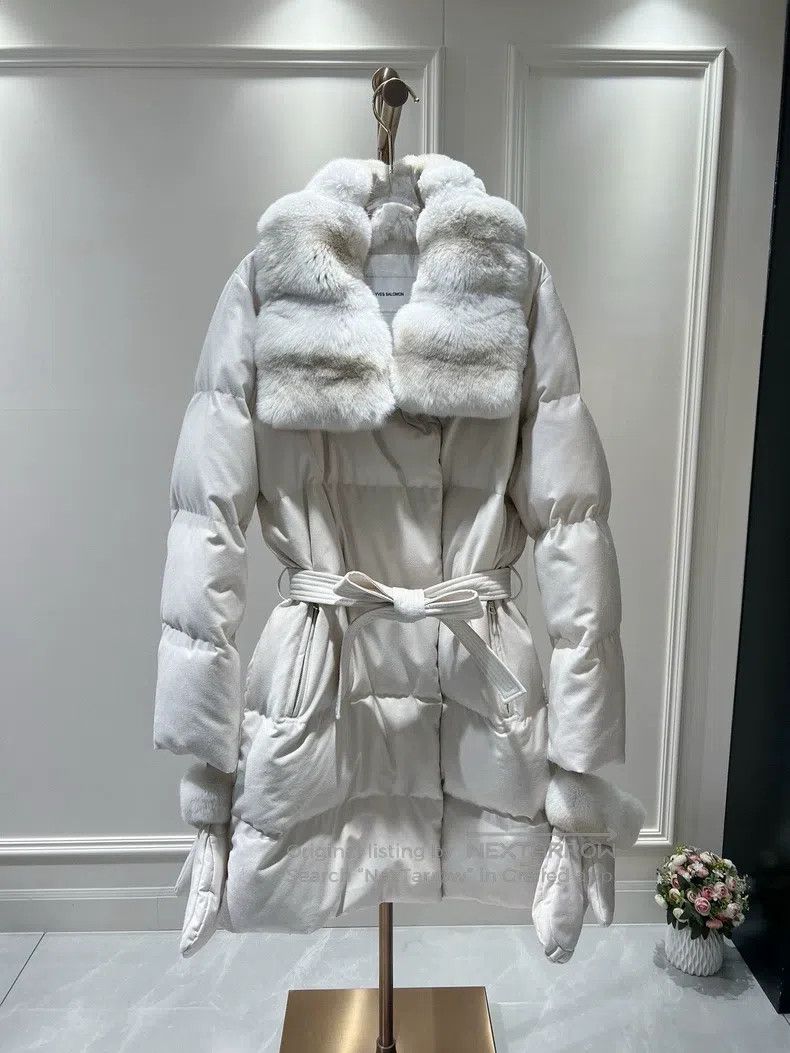 Loro Piana Loro Piana Collaboration, Totoro fur-trimmed long down jac Size XXS / US 00 / IT 34 - 1 Thumbnail