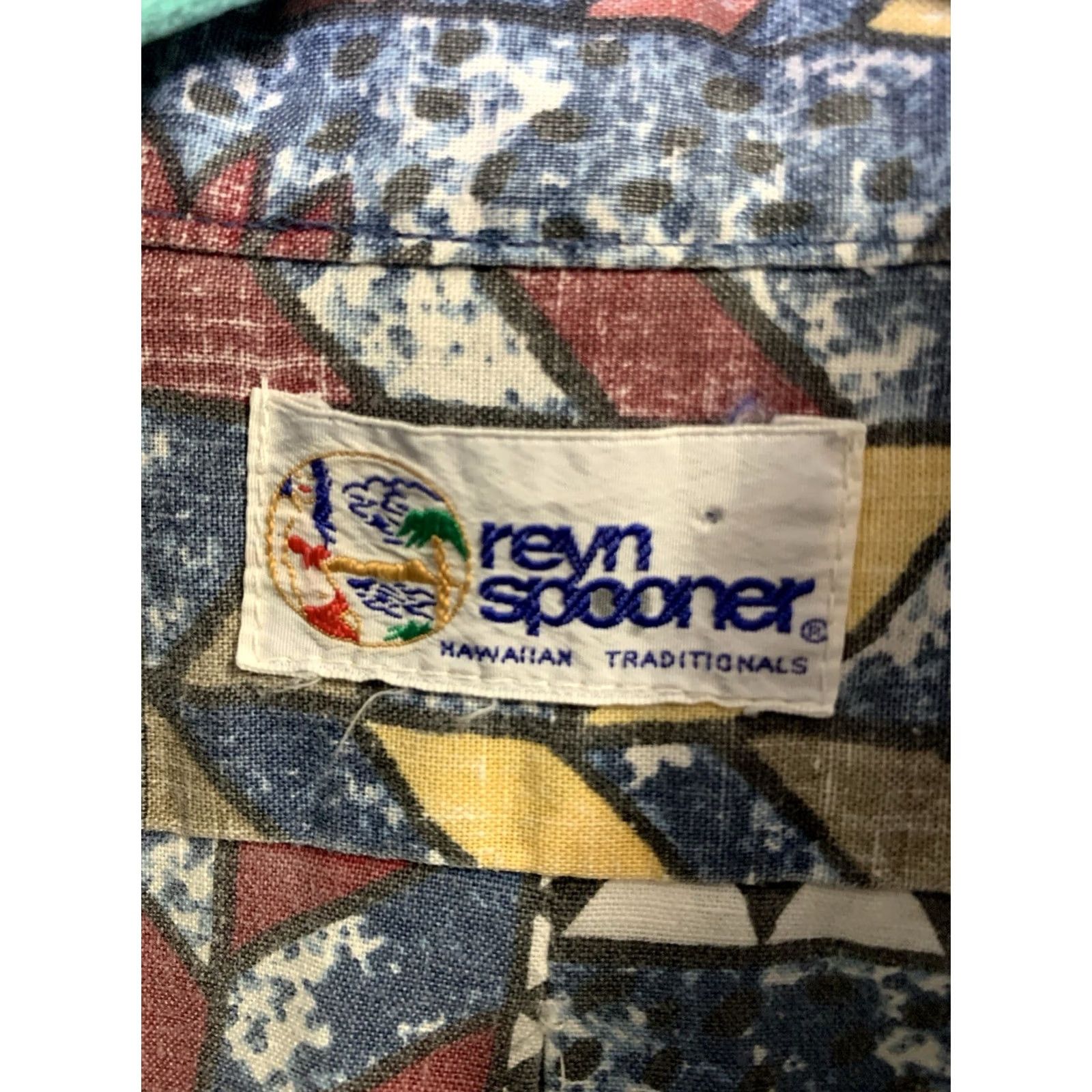 Reyn Spooner Reyn Spooner Hawaiian Aloha Shirt Large Multicolor Button-Up Short Sleeve Tiki Beach Casual Mens Size US L / EU 52-54 / 3 - 3 Thumbnail