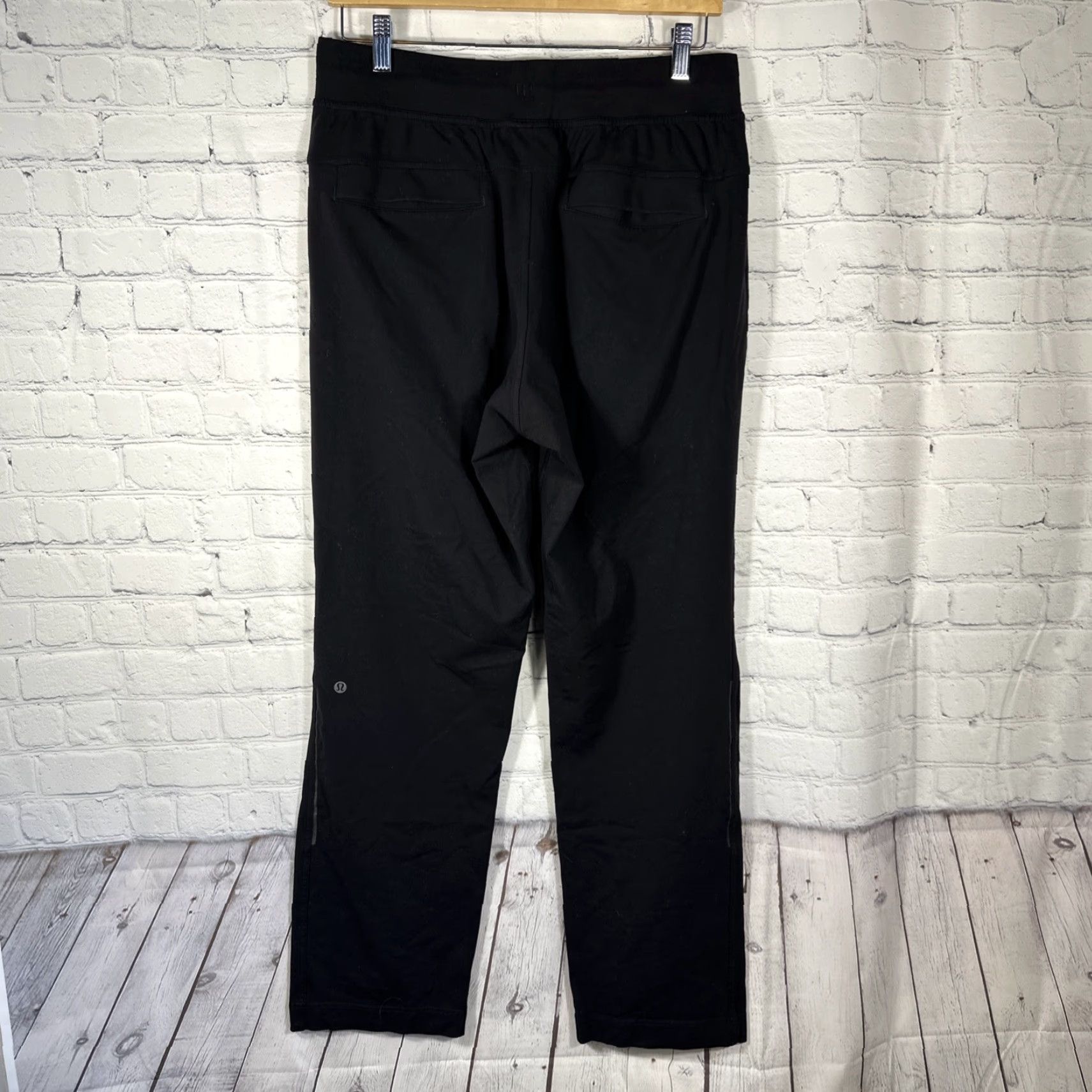 Lululemon LULULEMON Mens Discipline Pant Sweatpants Large Black Luon Active Lounge Athleisure Pockets Drawstring Elastic Waist Gym Running Mens Size US 33 - 5 Thumbnail