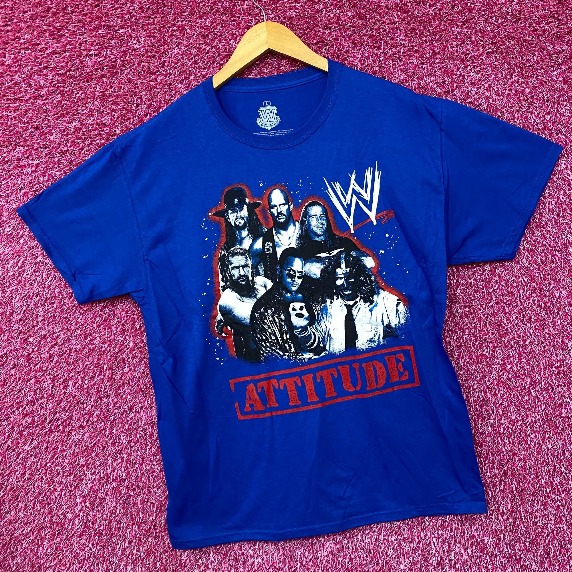 WWE WWE Attitude Era Graphic Design T-shirt Large Size US L / EU 52-54 / 3 - 3 Thumbnail