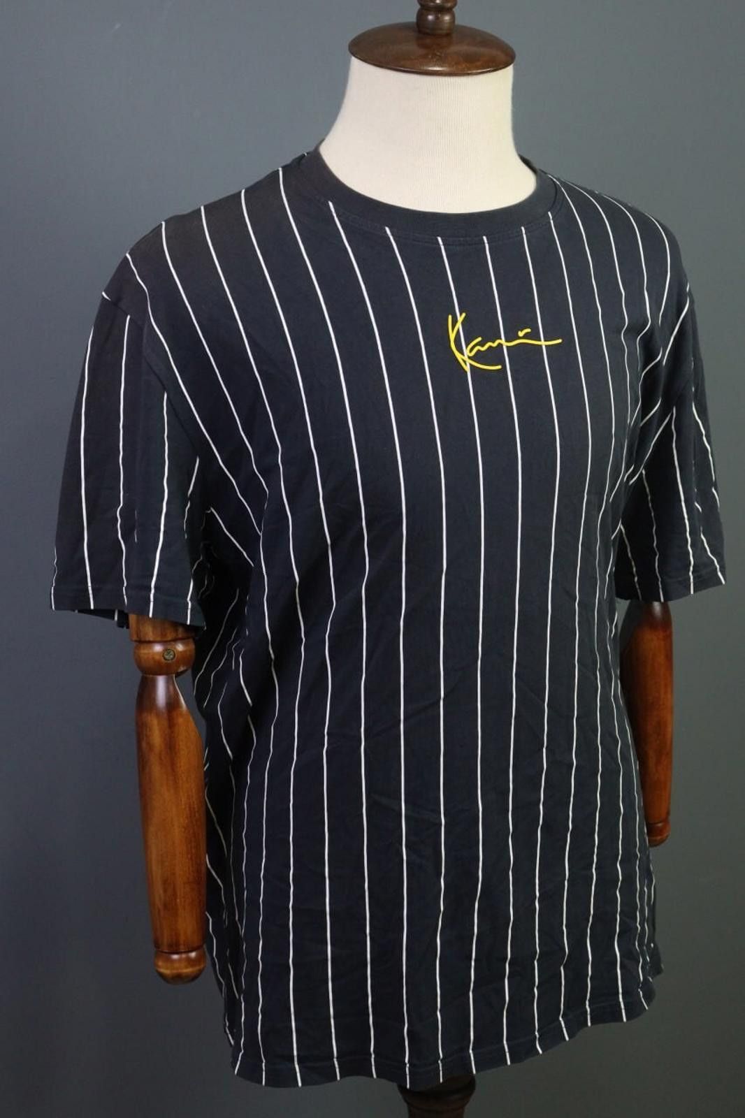 KJUS KJUS Black White Striped Cotton Pullover T-Shirt Size XL Size US XL / EU 56 / 4 - 5 Thumbnail