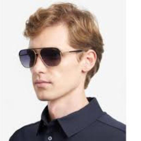 Carrera CARRERA 304/S 0KJ1 M9 Sunglasses Ruthenium Aviator Frame Size ONE SIZE - 3 Thumbnail