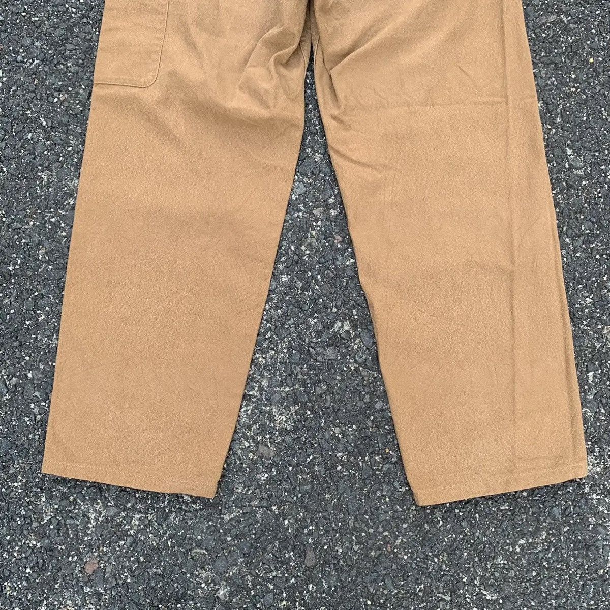 Japanese Brand × Karl Helmut Vintage KarlHelmut Duck Canvas Cinch Back Heavy Cotton Pants Size US 28 / EU 44 - 11 Thumbnail
