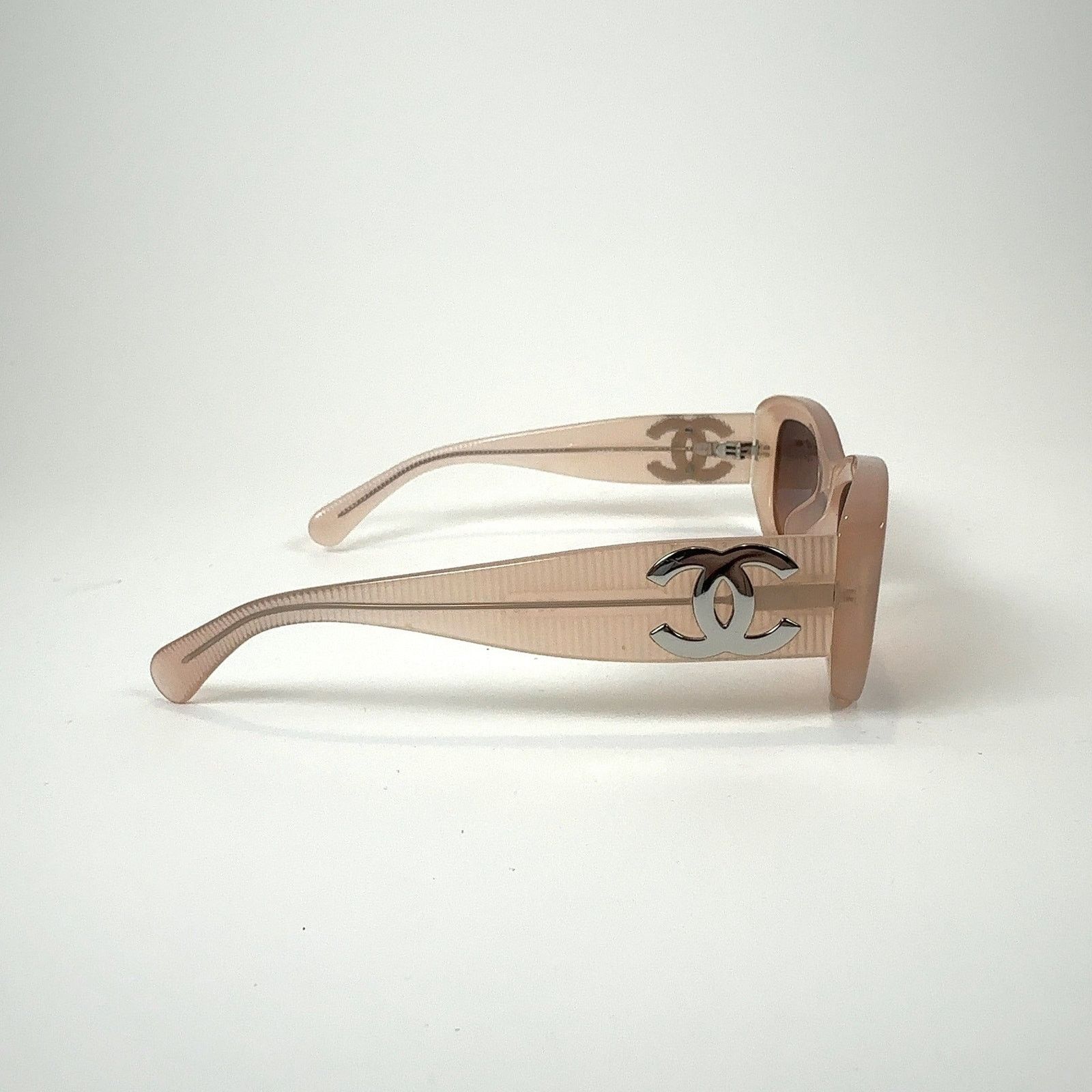 Chanel Chanel Peach Acetate CC Sunglasses Size ONE SIZE - 2 Thumbnail