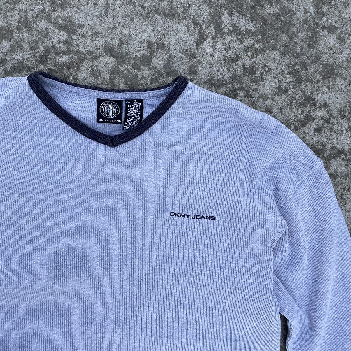 DKNY × Vintage Vintage DKNY Jeans Long-sleeve T-shirts Japanese Style Y2K Size M / US 6-8 / IT 42-44 - 6 Thumbnail