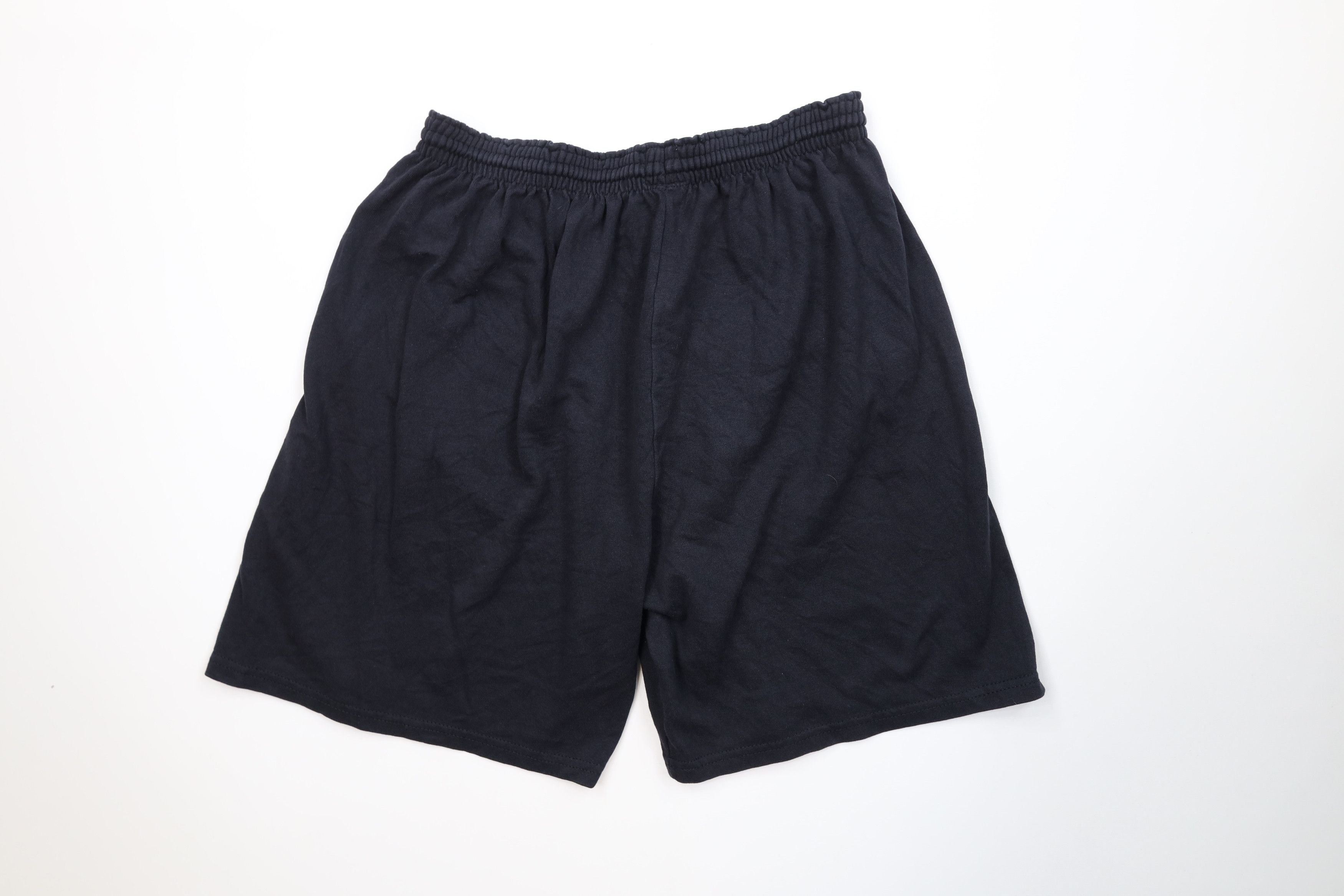 Champion Vintage 90s Champion Above Knee Heavyweight Shorts Black Size US 36 / EU 52 - 10 Thumbnail