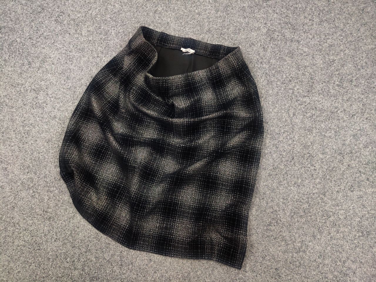 Wolford Wolford Black White Plaid Printed Short Pencil average skirt Size 29" - 3 Thumbnail
