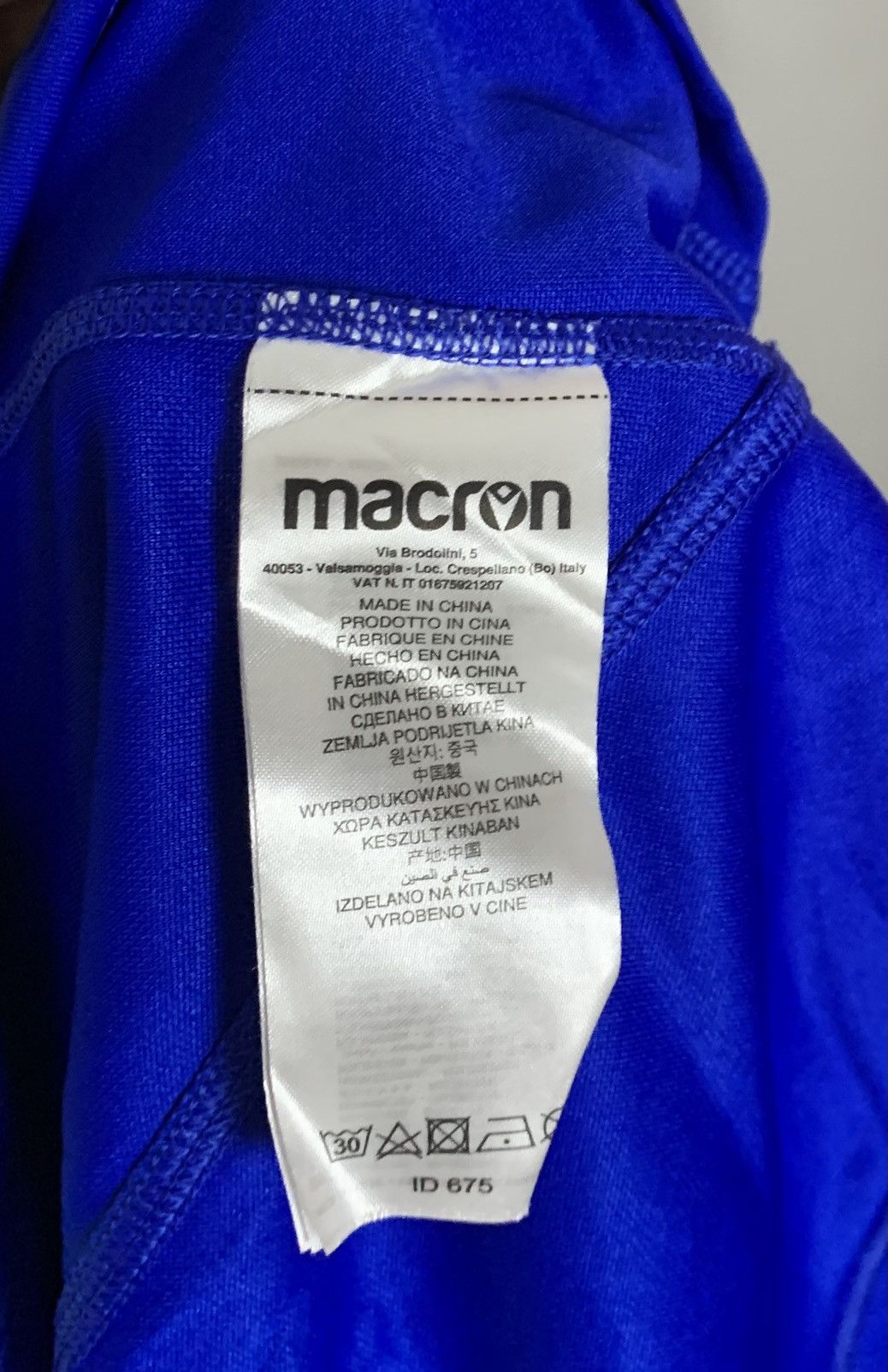 Macron Italy National Team Rugby Union Macron Shirt Jersey Size-3XL Size US XXL / EU 58 / 5 - 4 Thumbnail