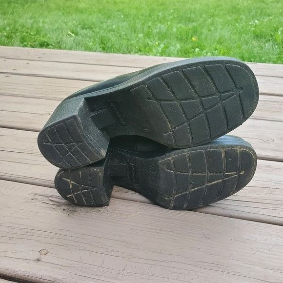 Vintage Vintage 90s y2k Bratz Black Vegan Leather Platform Oxfords Size US 8 / IT 38 - 5 Thumbnail