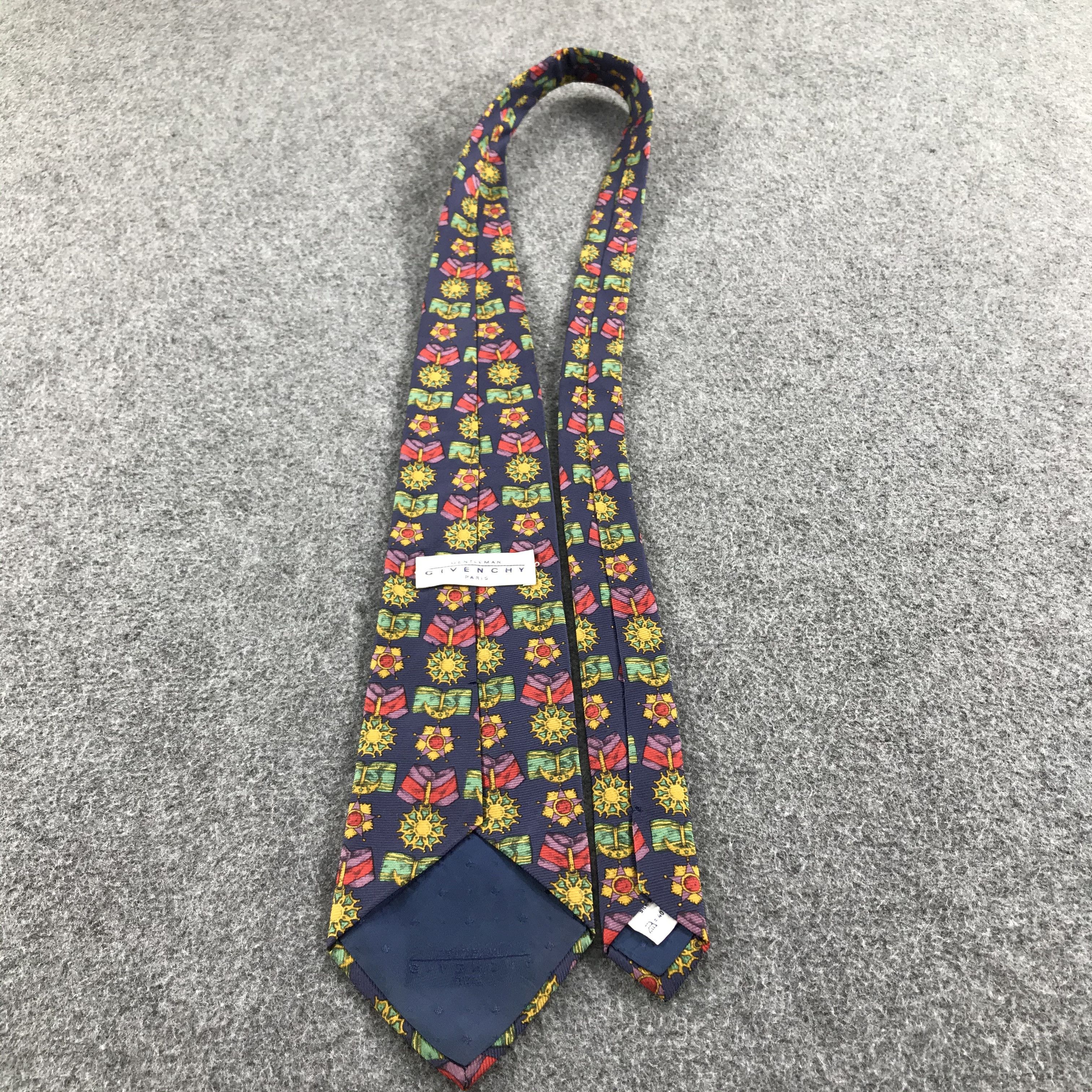 Givenchy × Vintage Vintage Luxury Givenchy Silk Neck Ties T34 Size ONE SIZE - 2 Thumbnail