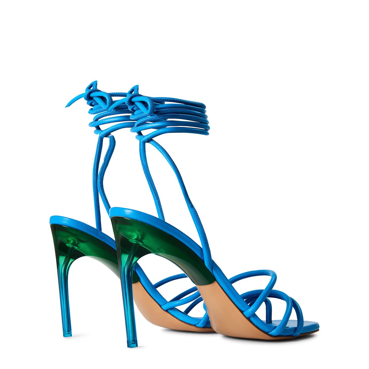 Off-White o1g2r1mq0125 Sandals in Blue Size US 10 / IT 40 - 4 Thumbnail