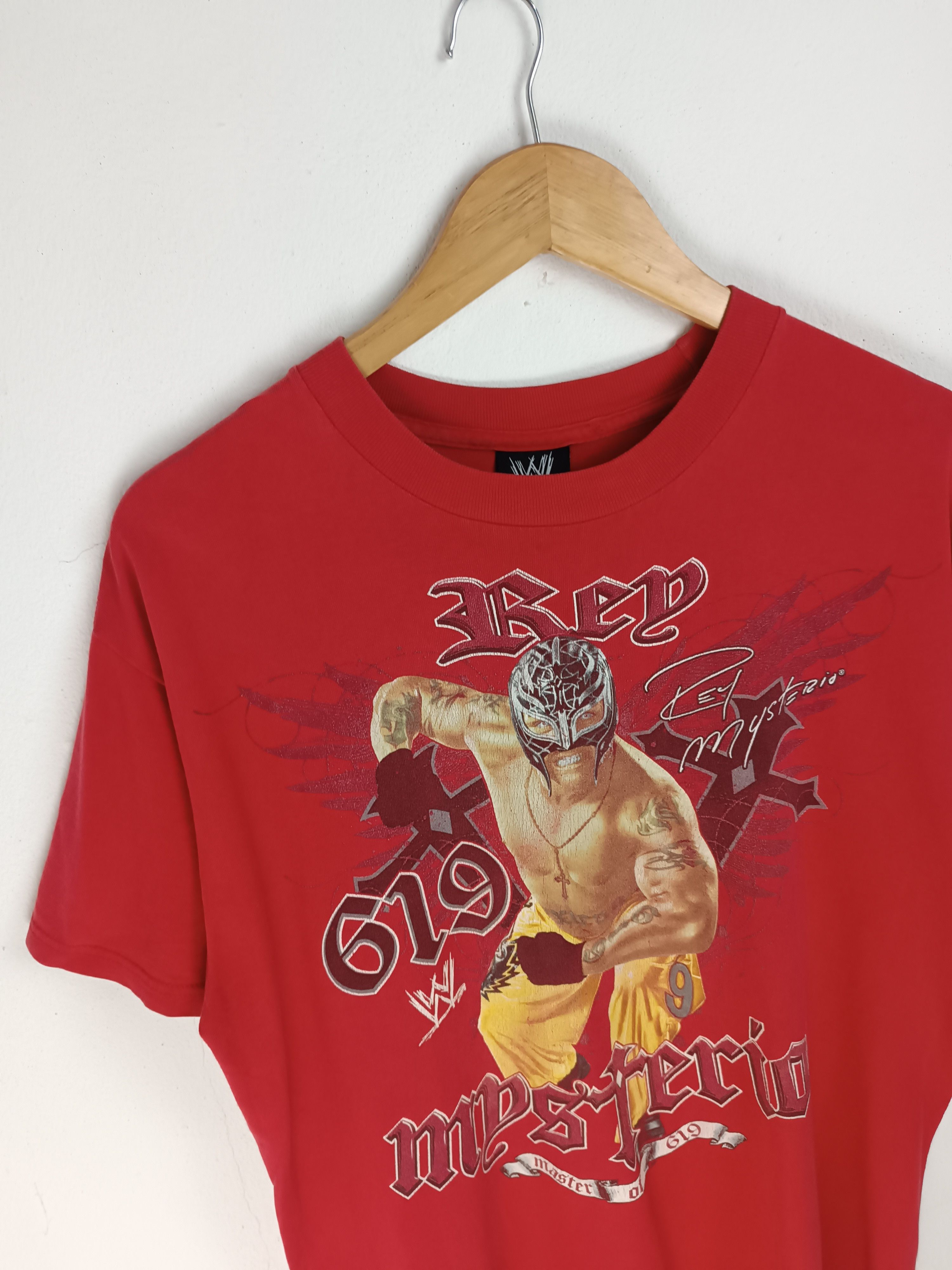 Vintage RARE🔥VINTAGE 2000S REY MYSTERIO WWE(stone cold undertaker) Size US M / EU 48-50 / 2 - 5 Thumbnail